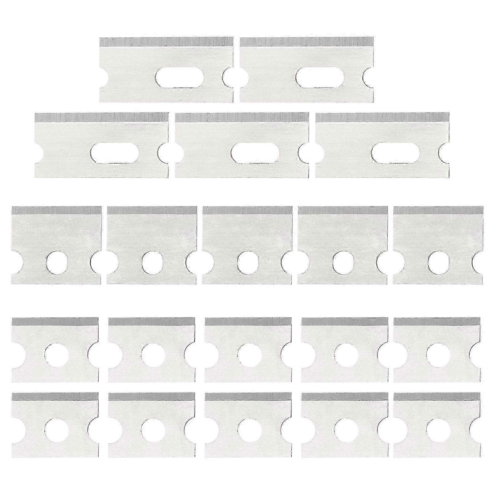 2025 20Pcs Crimp Tool Replacement Blades Practical Ethernet Cable Cutter (Silver)