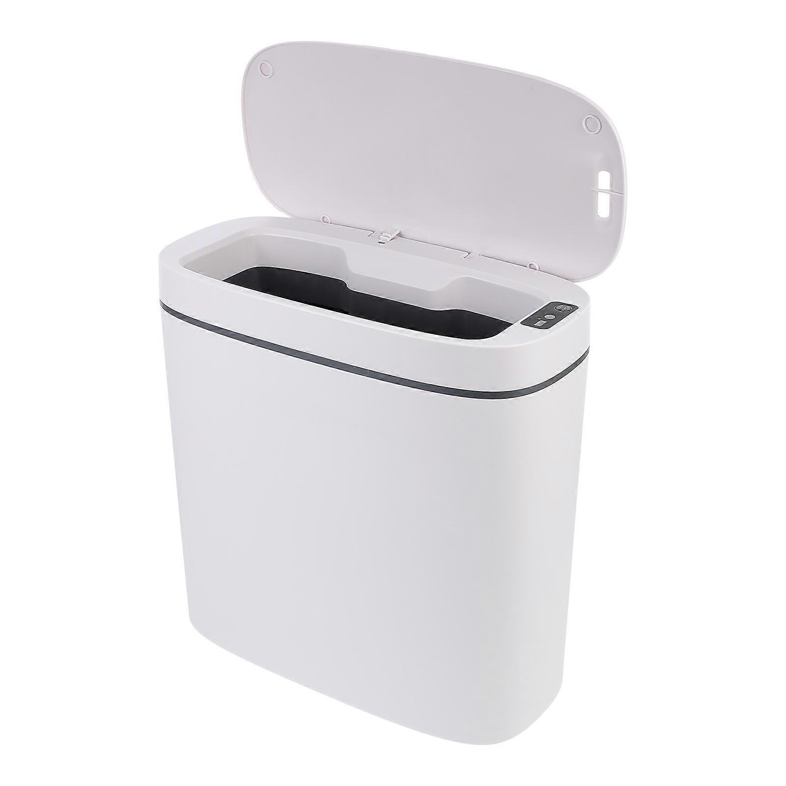 USB-Powered Small Trash Can with Smooth Design and Practical Features
