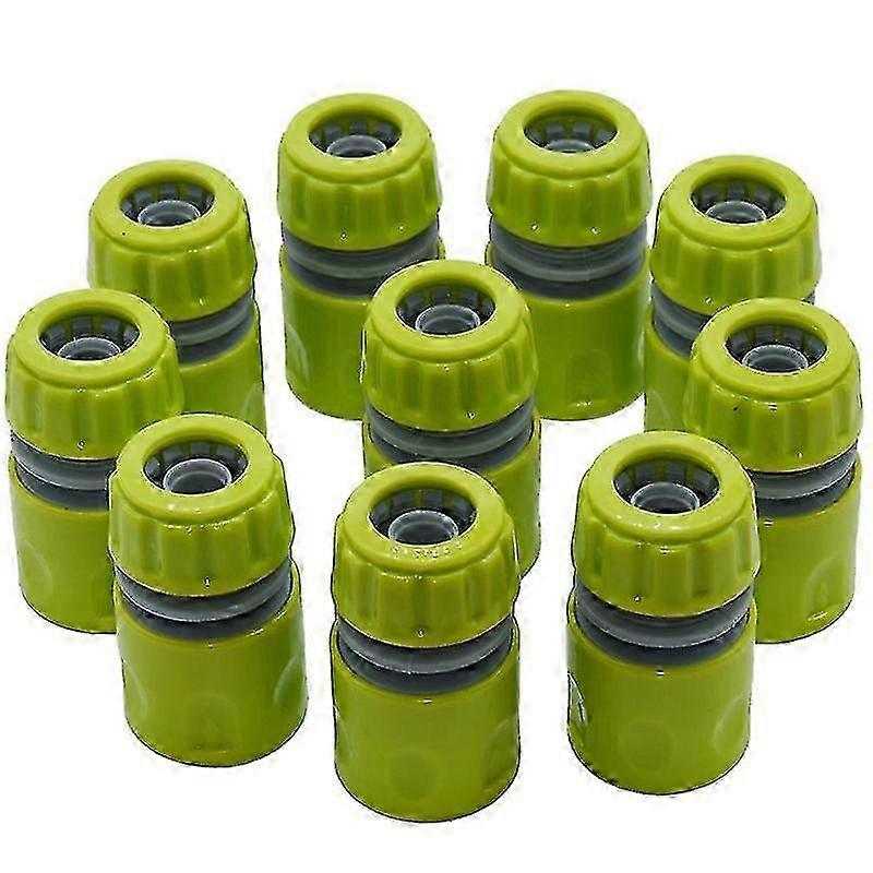 10PCS 1/2" Quick Connect Gartenschlauch Adapter Verschraubung - Grün