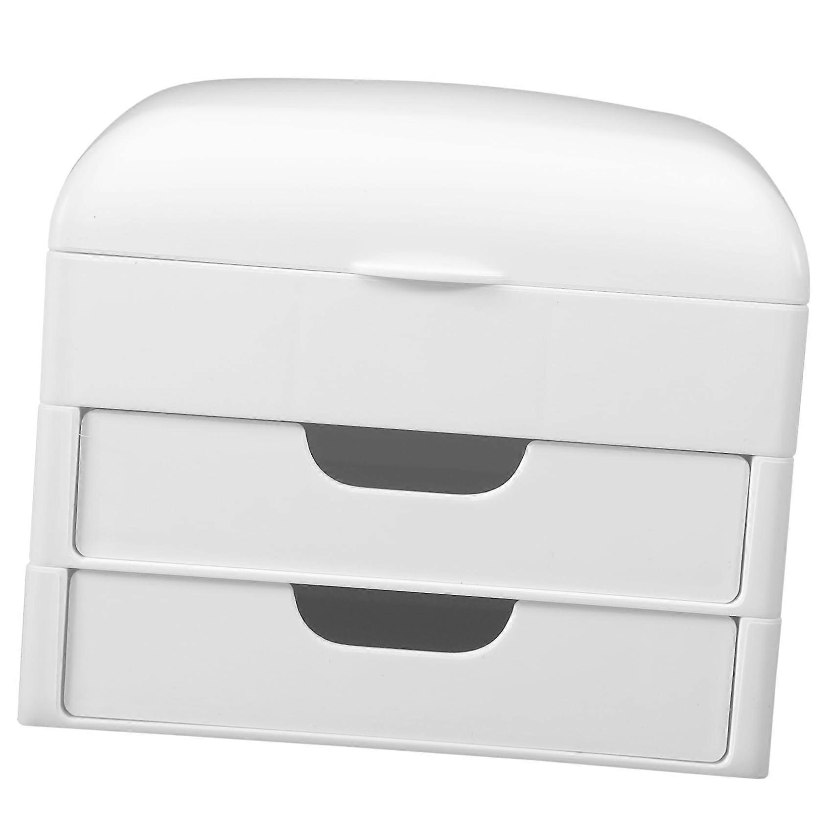 Storage box for hair jewelry, desk organizer, table organizer made of plastic, storage container made of plastic with drawers, desk organizer with