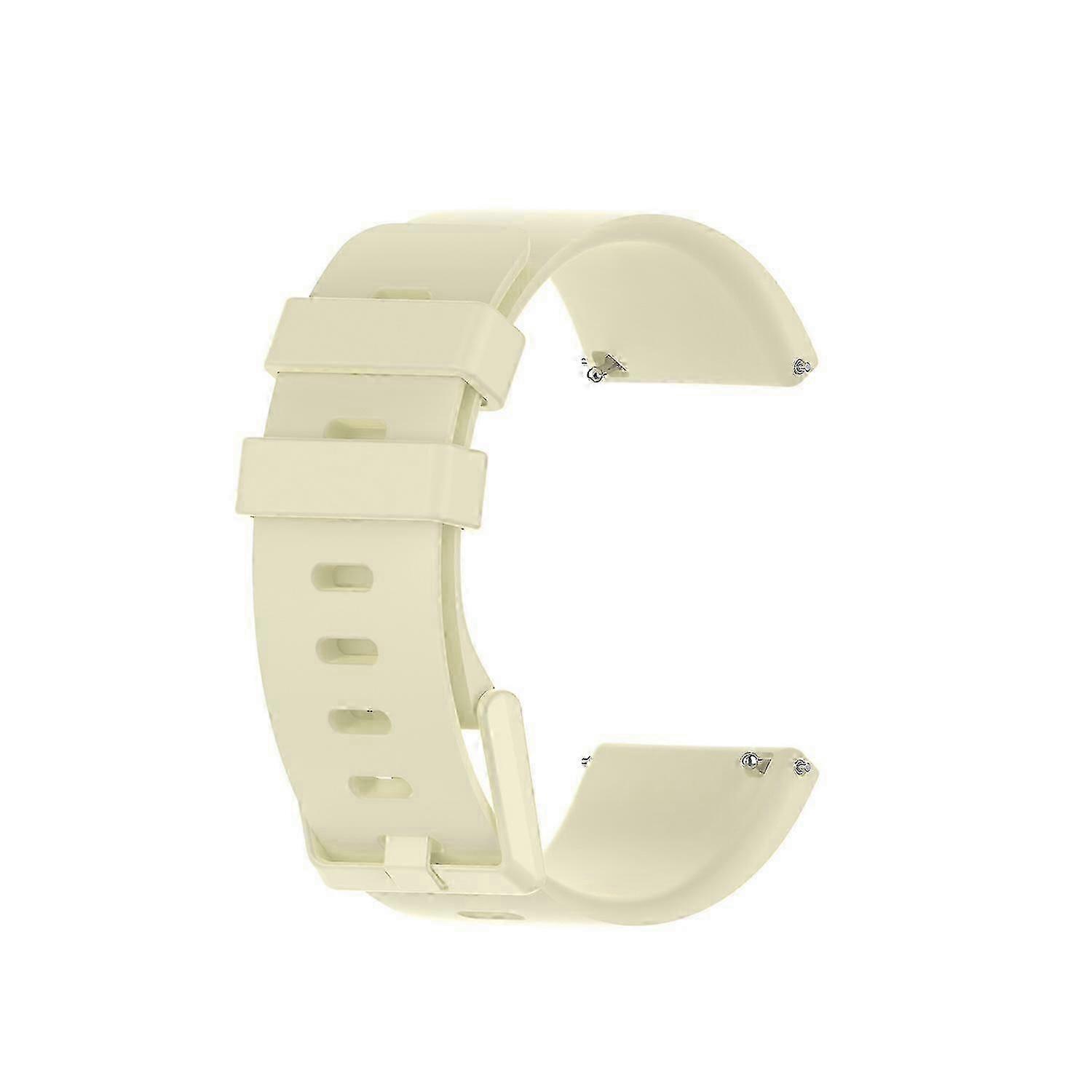 Soft Silicone Watch Band with Classic Buckle for Fitbit Versa, Versa 2 & Lite