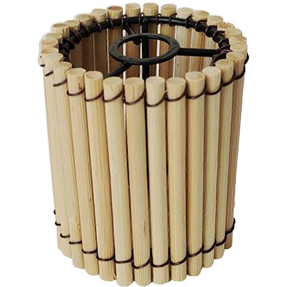 Handmade Bamboo Lamp Shade, Vintage Pendant Light Cover for Decorative Lighting, Easy Install for Softer Illumination