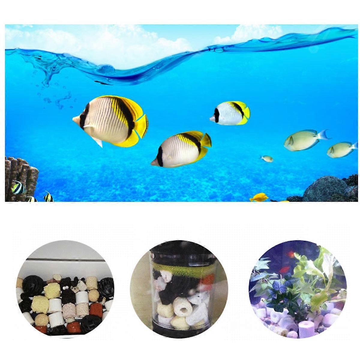 Tank Filter Media Filtration Bio Balls Freshwater Tank Bacteria Growth Ceramic 500g