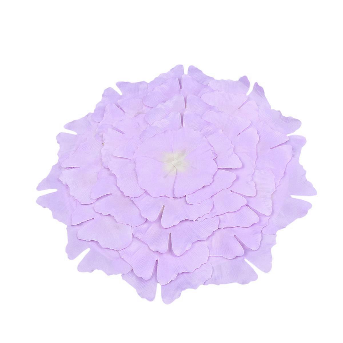 Light Purple Simulated Flower Tableware Mat, Heat Insulating Dish Pad for Home and Restaurant Stylish Dining Decoration