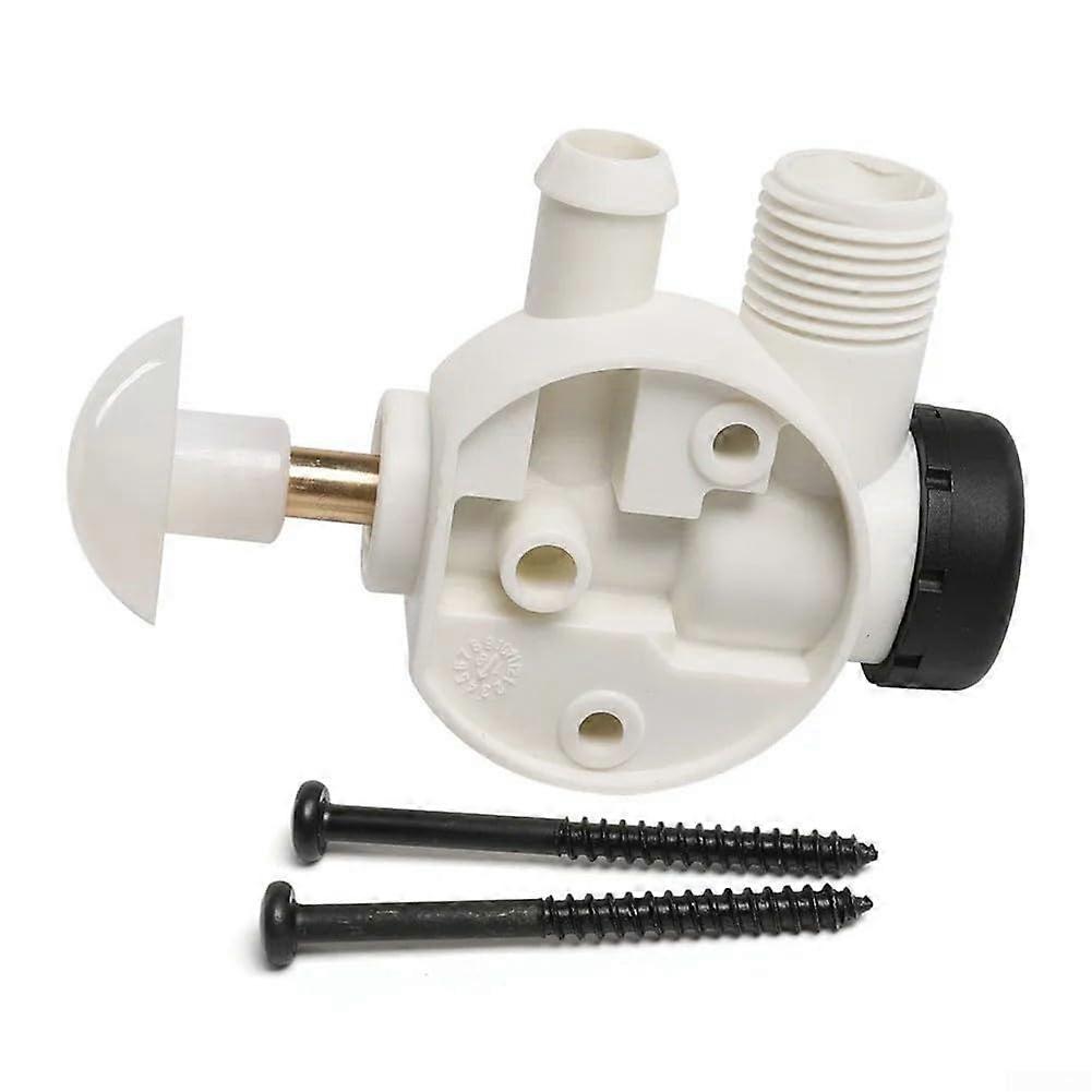 Reliable RV Toilet Water Valve Set Compatible with Popular Models, Durable Material, Easy Installation, Standard Size