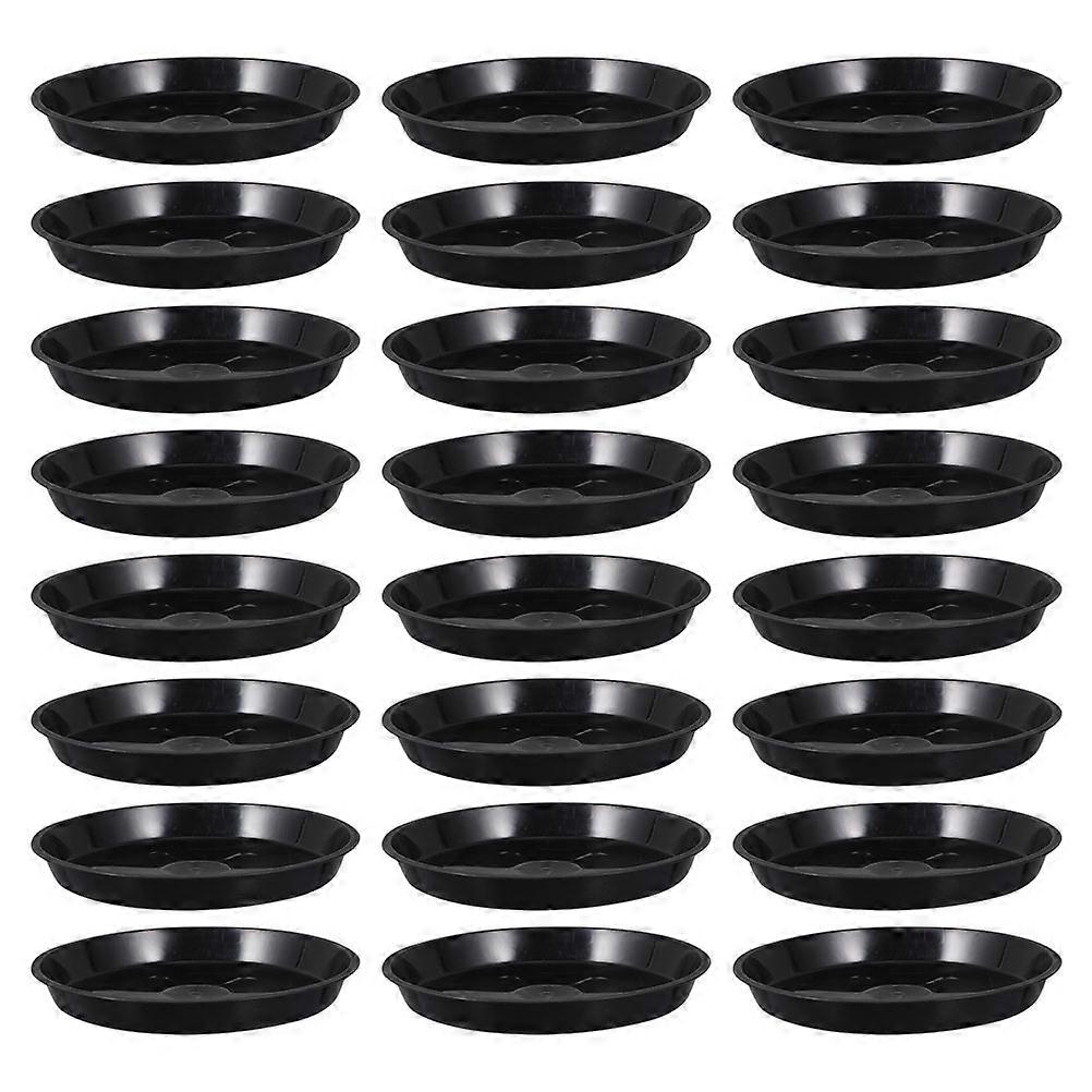 Here's a polished and engaging product description for your **25pcs Plant Pot Water Trays / Durable Plastic Saucers**:

 

🌿 **25 Pack Durable
