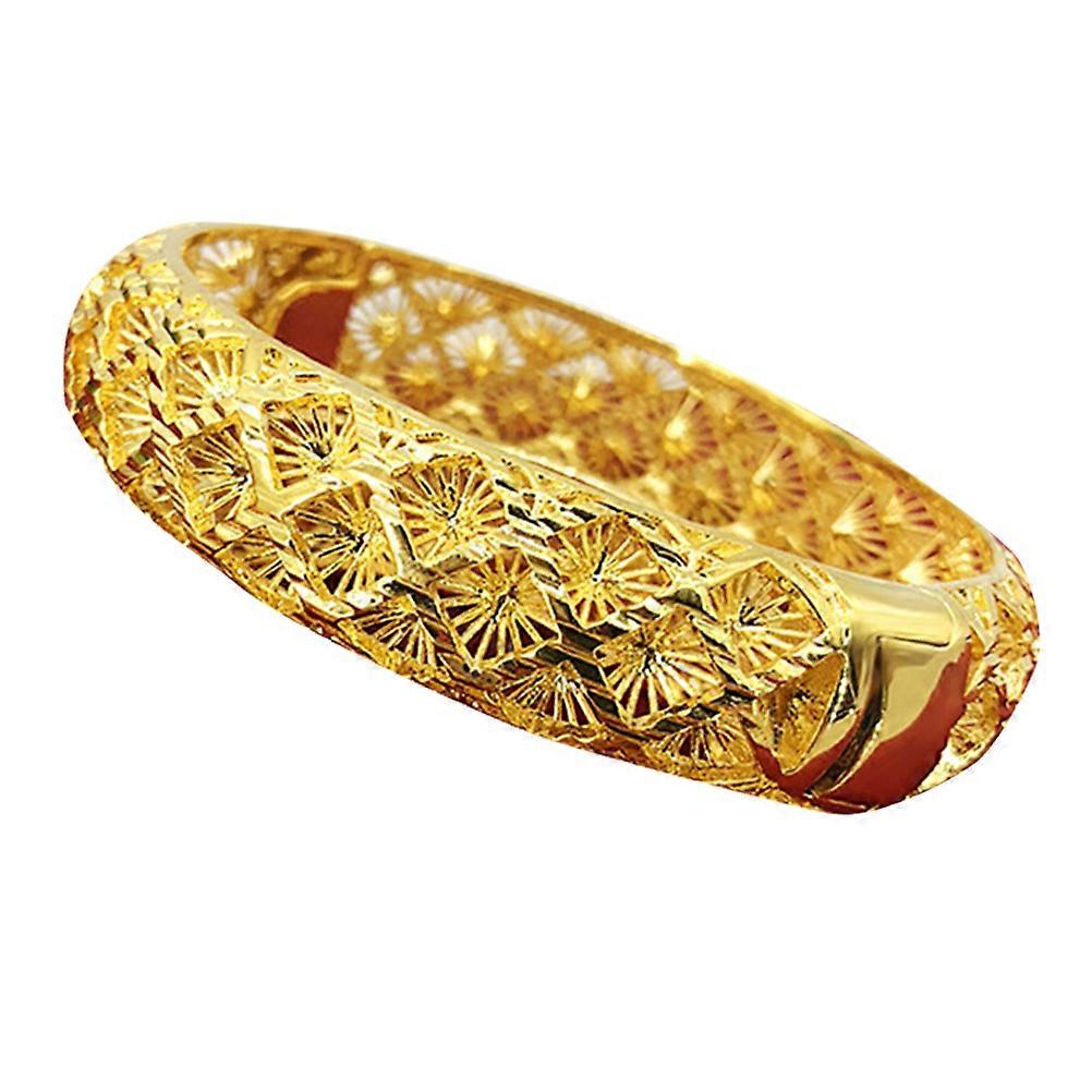 Women's Bracelets Golden Bangle Simple Style Casual Outfits 8X3CM 1Pcs