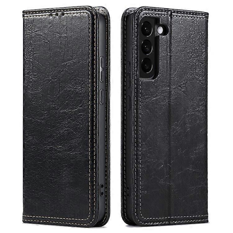 Anti-scratch Phone Case Compatible For Samsung Galaxy S23+ , Tree Texture Phone Cover Leather Stand Wallet Phone Shell