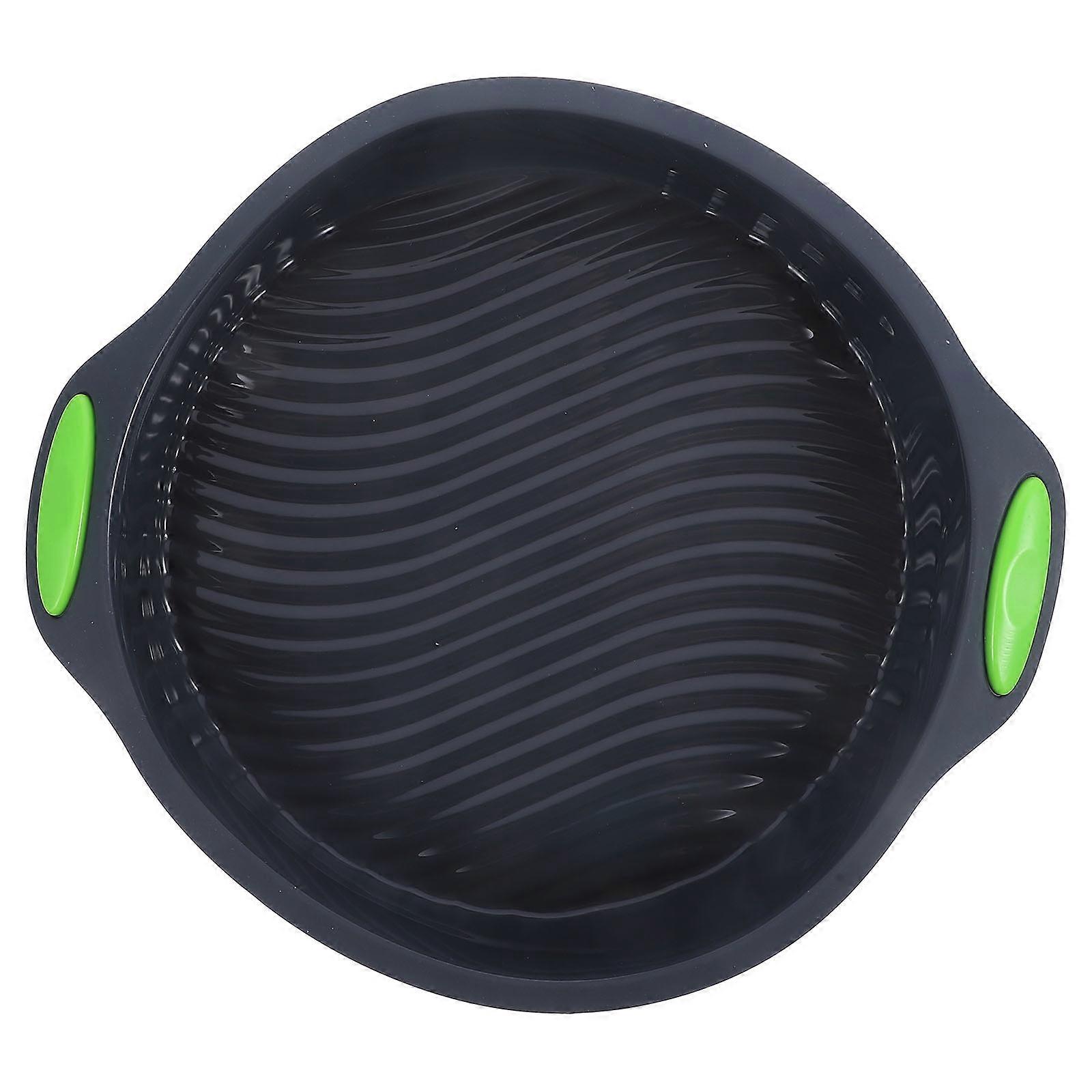 Round Silicone Baking Pan High Temperature Resistance Kitchen Bakeware 1Set