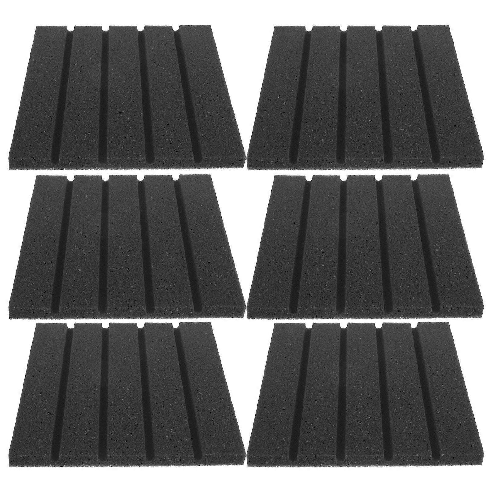 6pcs Sound Isolation Panels, Flame Retardant Acoustic Absorption Pads for Recording Studios and Music Rooms