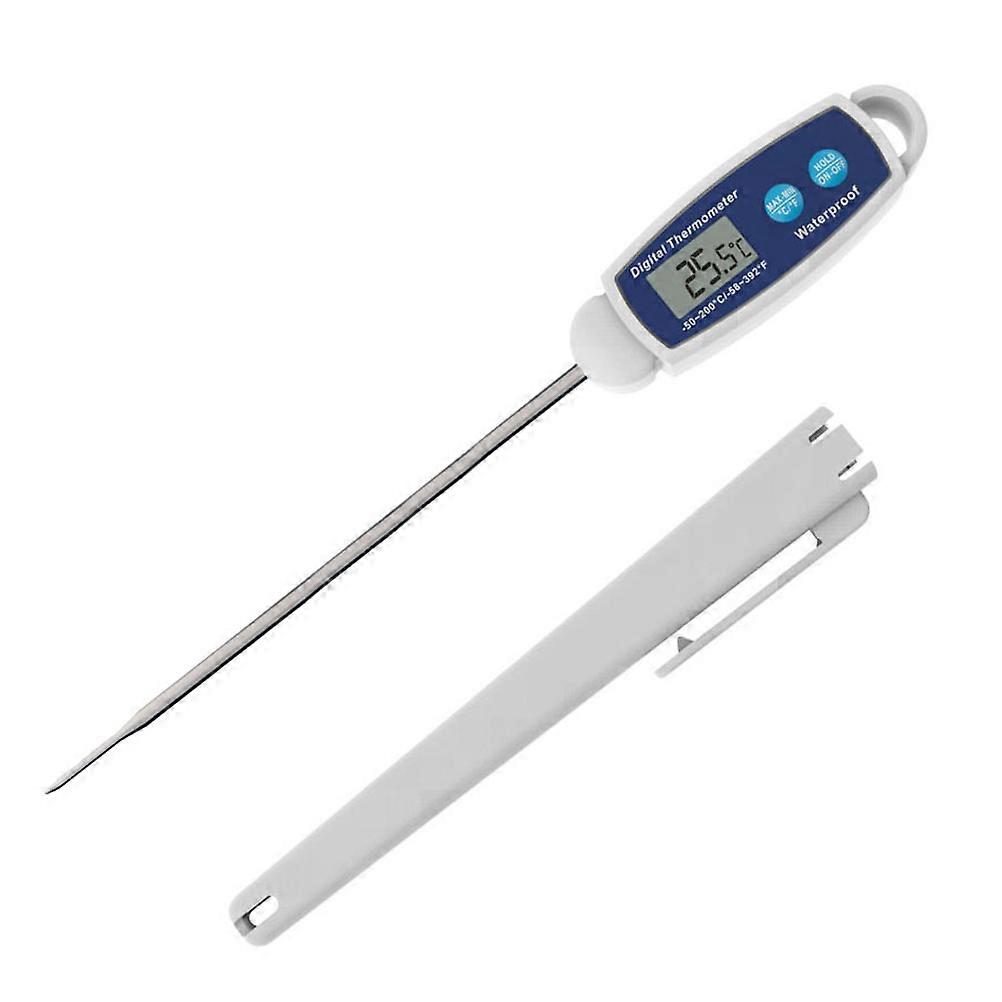 Meat Thermometer for Steak Grilling and Baking Rectangular Shape ABS Material 1 Set