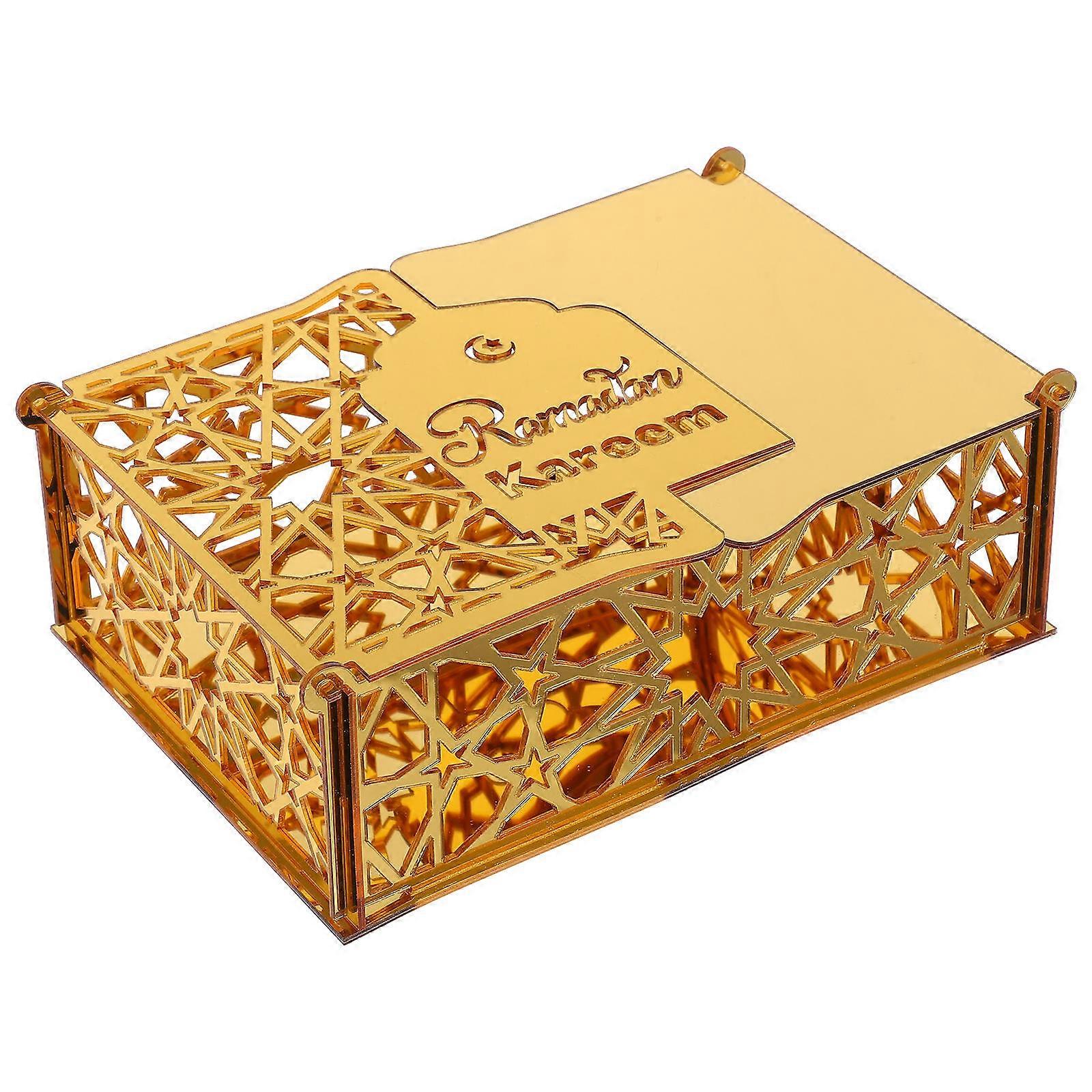 Here's a polished and professional product description for your **"Ramadan Candy Box Elegant Acrylic Case For Eid Treats"**:
### π **Elegant
