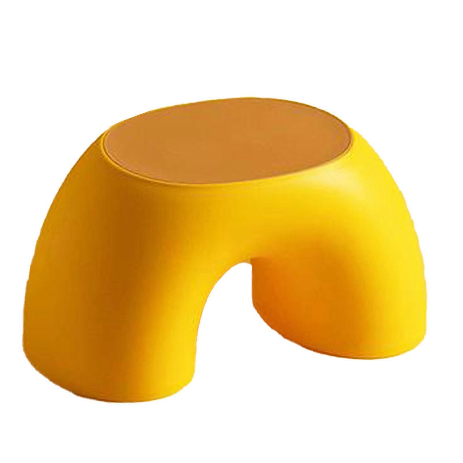 Children's Stool Plastic Non-slip Multifunctional Bathroom Step Stool Yellow