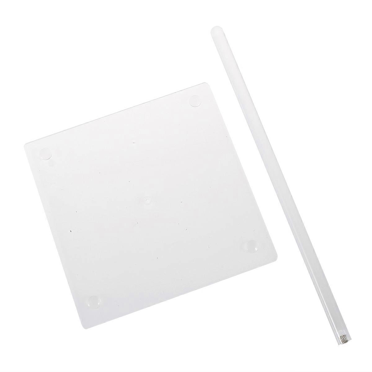 Donuts Stand For Party Acrylic Display Rack Square Base For Banquet Dinner Party Special Event 147x147x254mm 1Set
