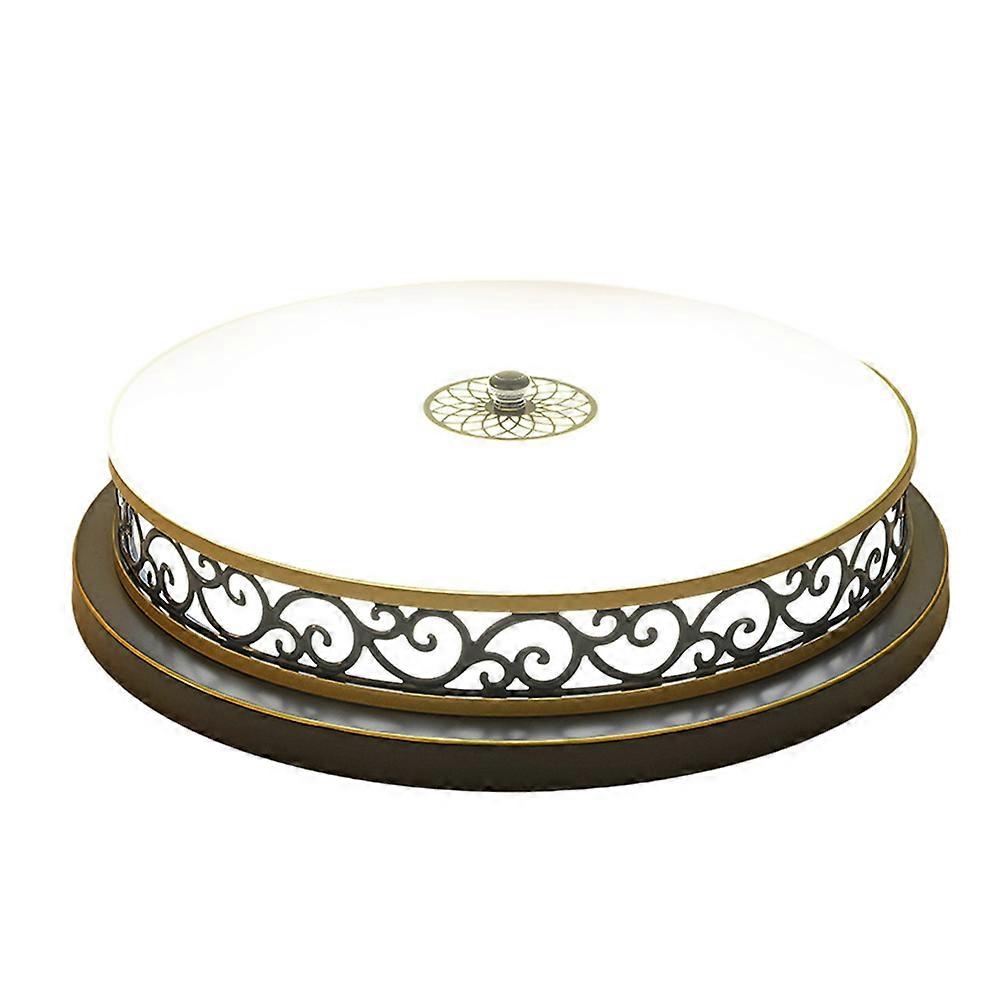Retro Wrought Iron Ceiling Light American Style for Home Decoration Black 30x30cm Decorative Lighting 1Pack