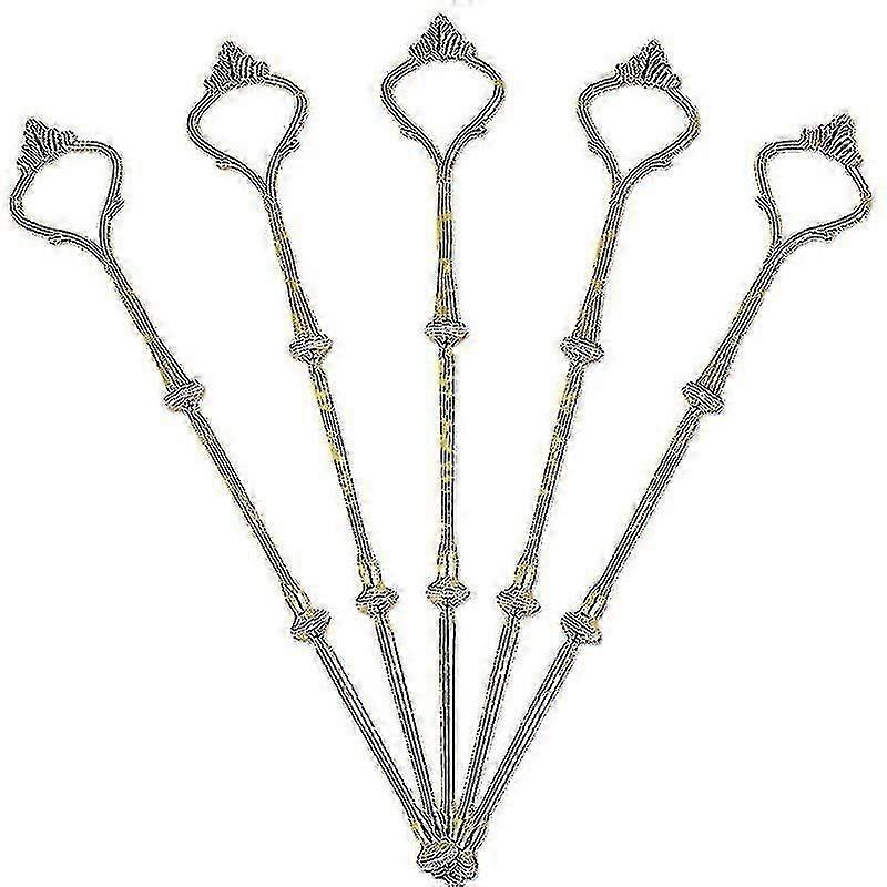 3 الطبقة الذهبية كعكة حامل حامل (5 مجموعات)، ولي العهد