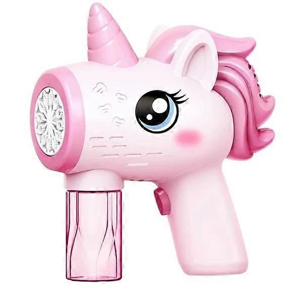 Unicorn Elektrisk Bubble Gun Leksak Bubble Machine