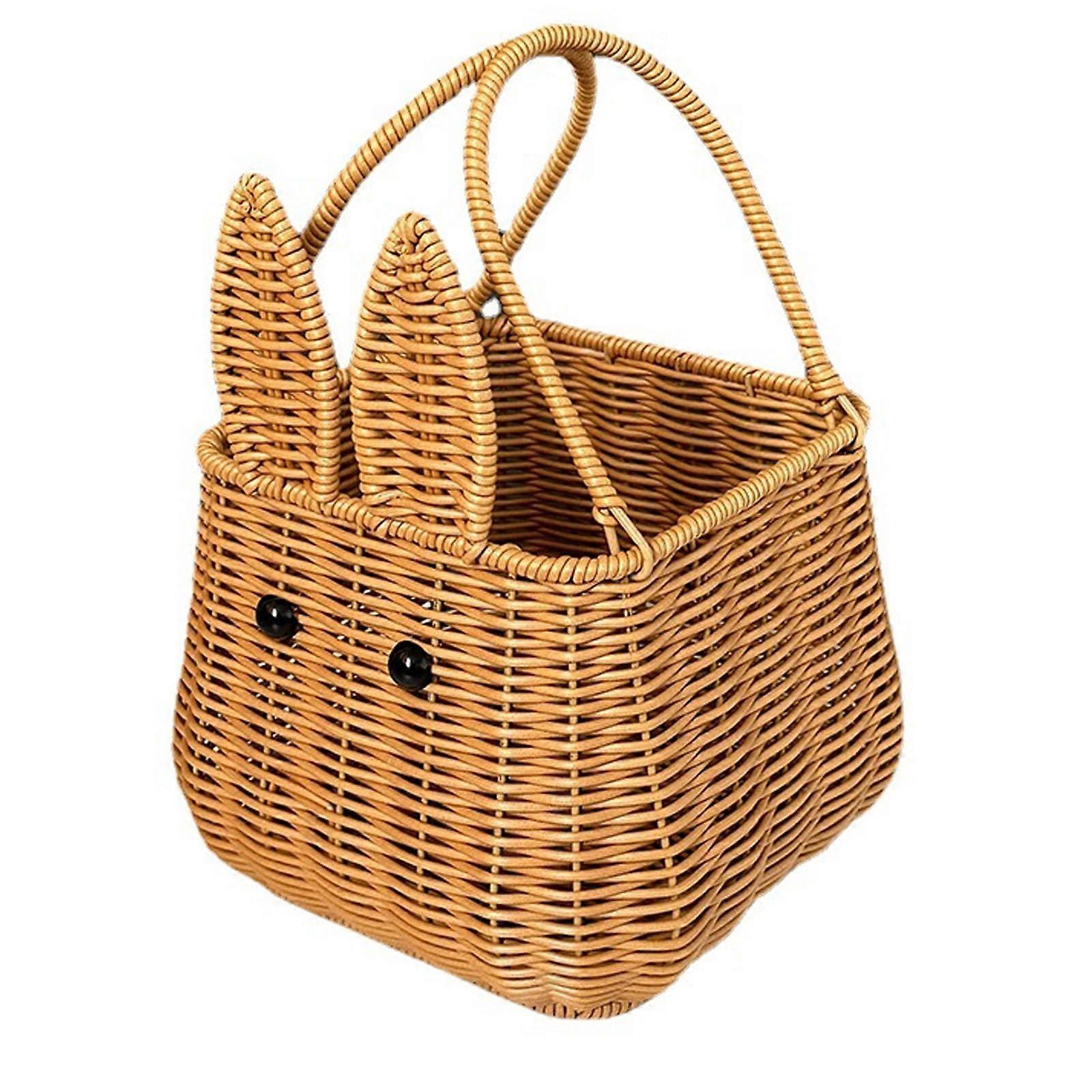 Handcraft Handcraft Handwoven Picnic Basket Convenient Accessory For Anniversaries And Holiday Celebrations Everyday Casual Use