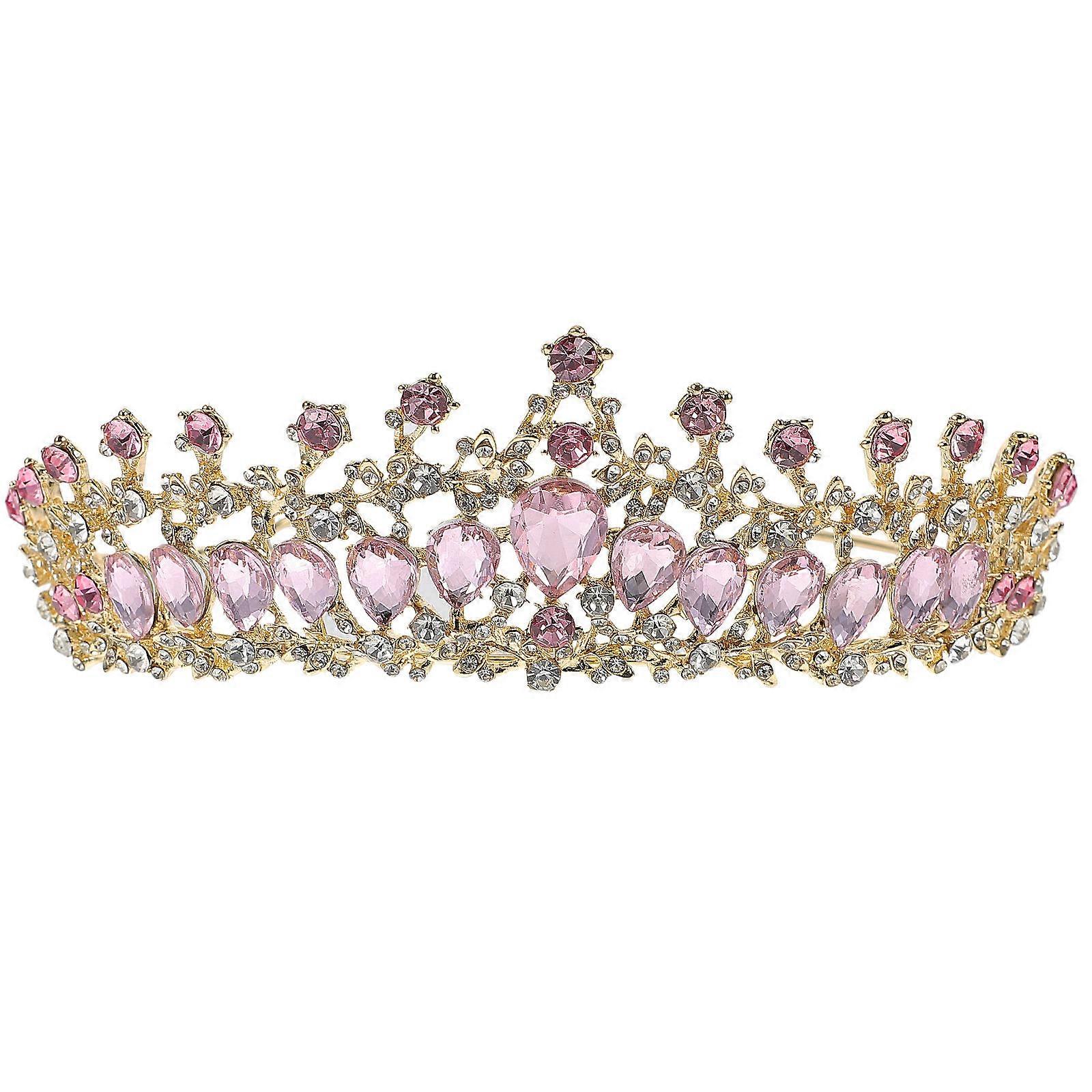 Here's a refined and professional product description for your **Zinc Alloy Rhinestone Tiara**:
**Elegant Zinc Alloy Rhinestone Tiara – Perfect
