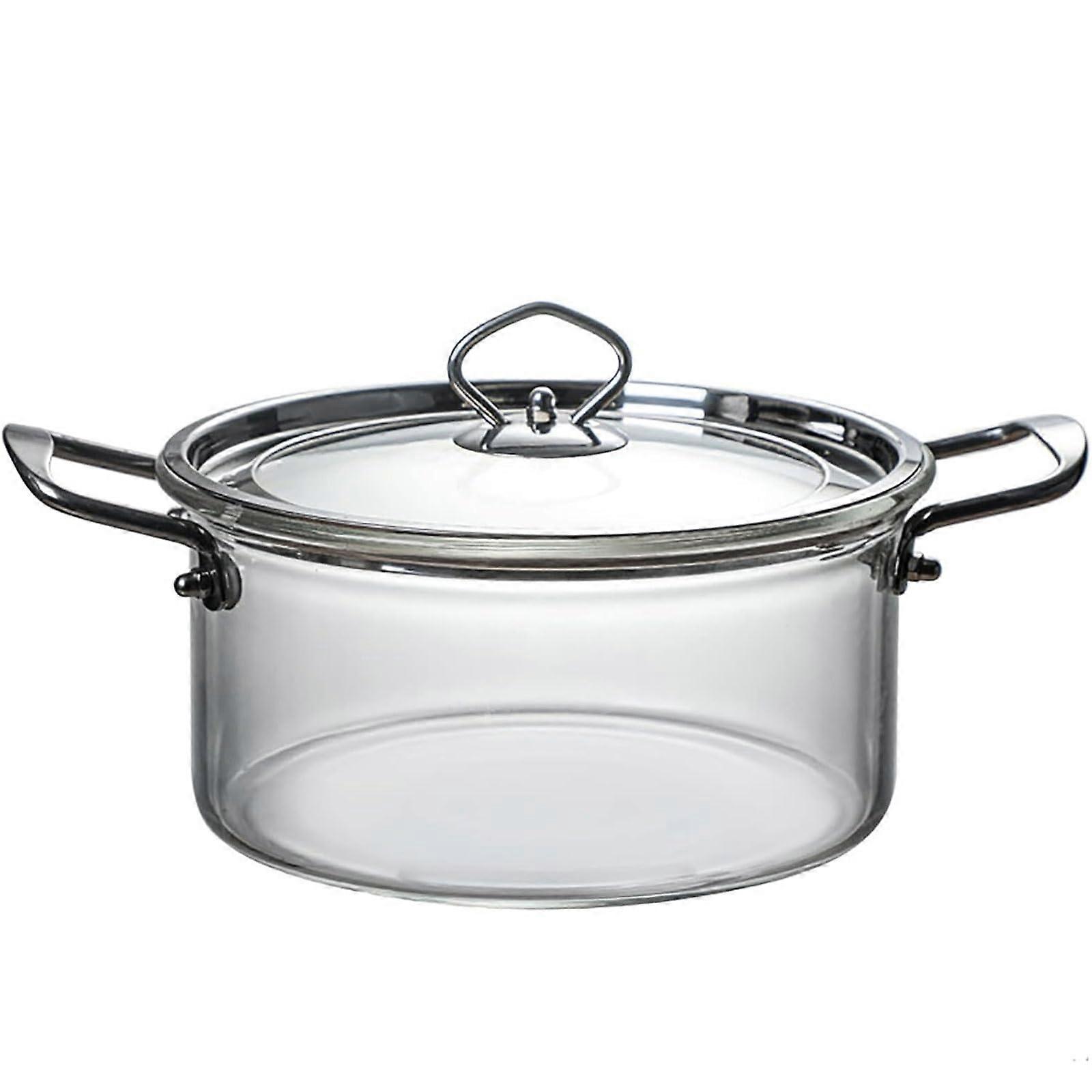 Clear Pasta Pot, Pan, Stew Cooker for Pasta, Instant Pasta Pot 3.5L