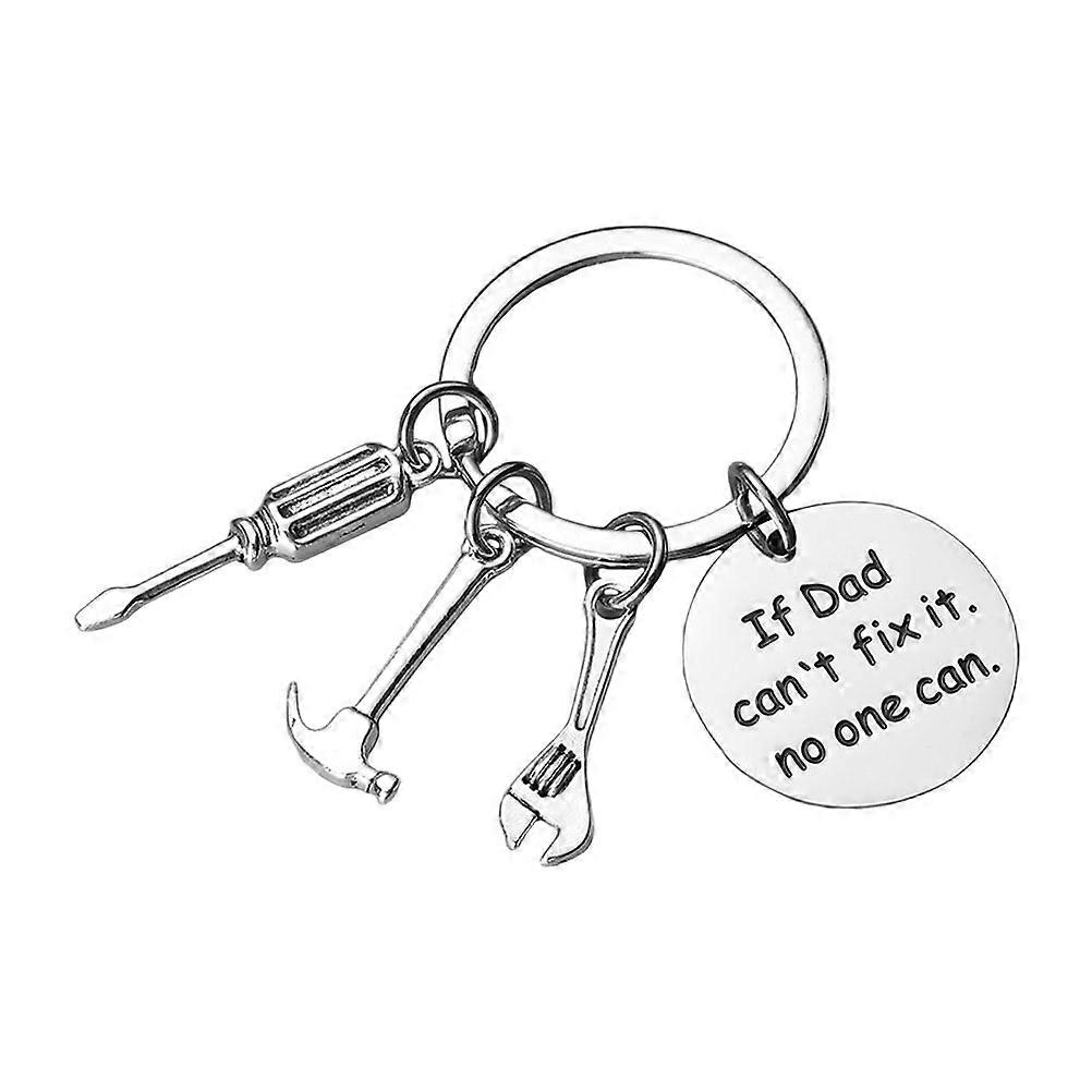 Dad Key Chain with Tool Pendant   Stylish & Eye Catching Key Ring for Birthdays, Father's Day & Special Occasions from Daughter