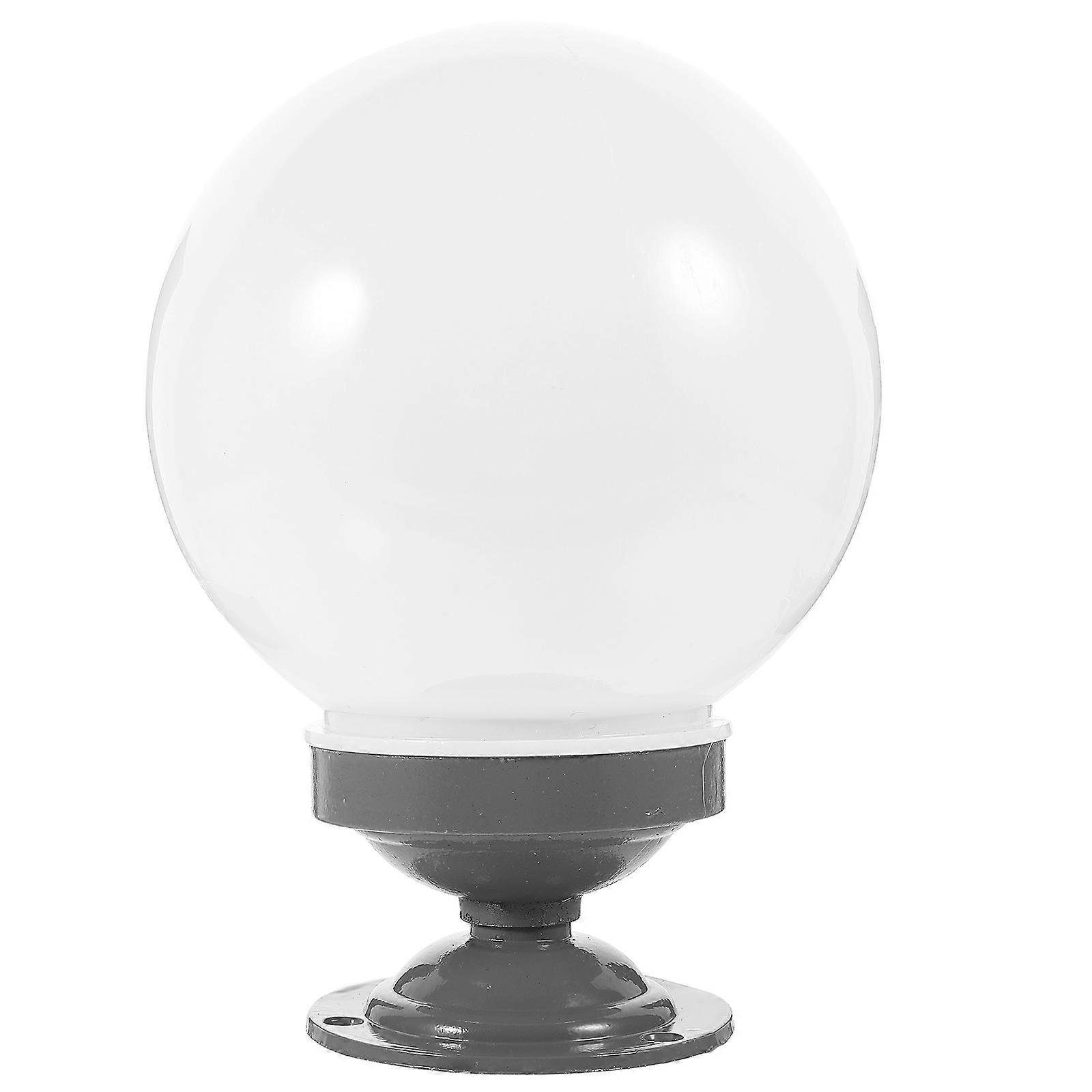 Large Light Shade Patio Lampshade Simple Style Outdoor Decoration White Color Prevent Dust 1Set