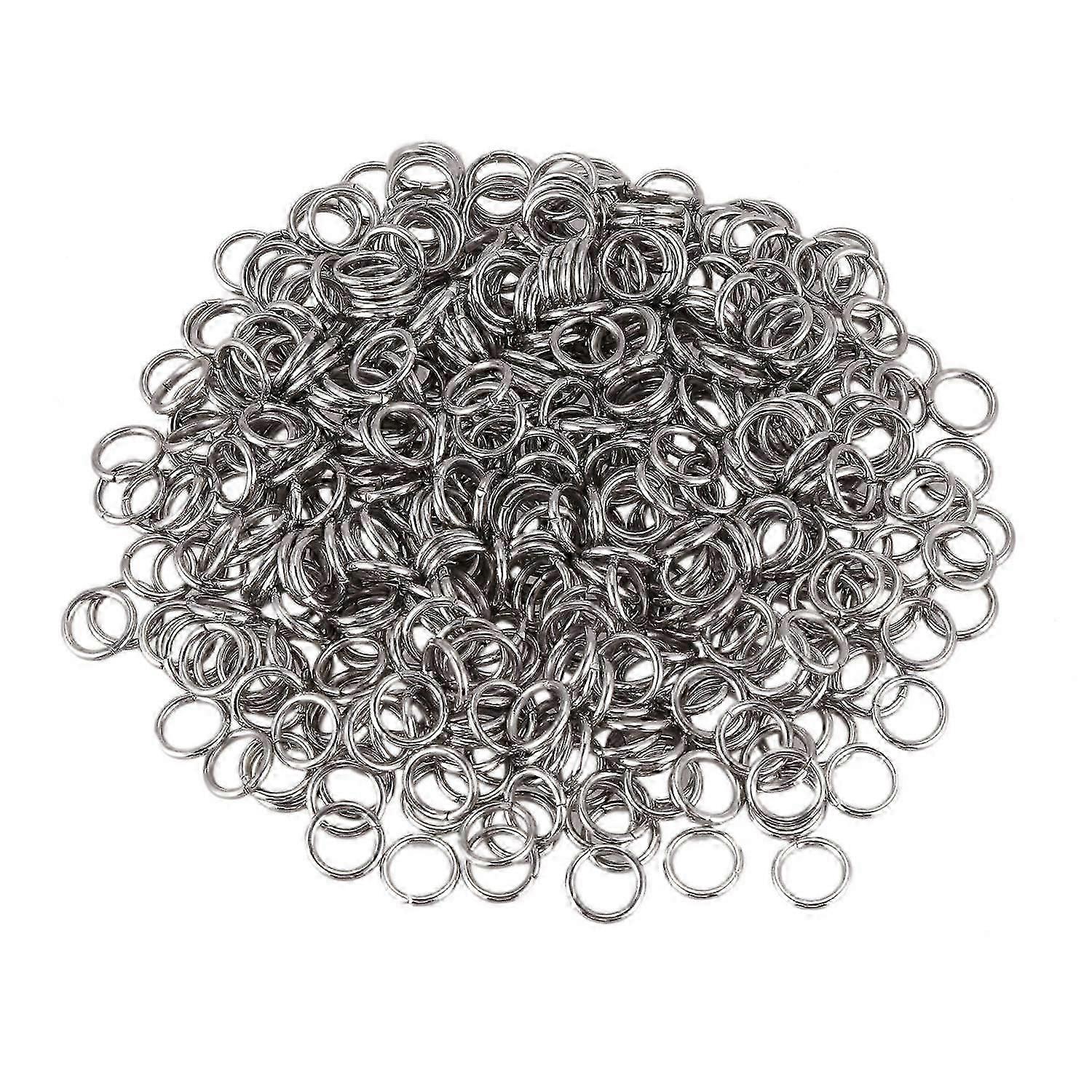 500 Argolas de Aço Inoxidável Abertas com 7 mm de Diâmetro