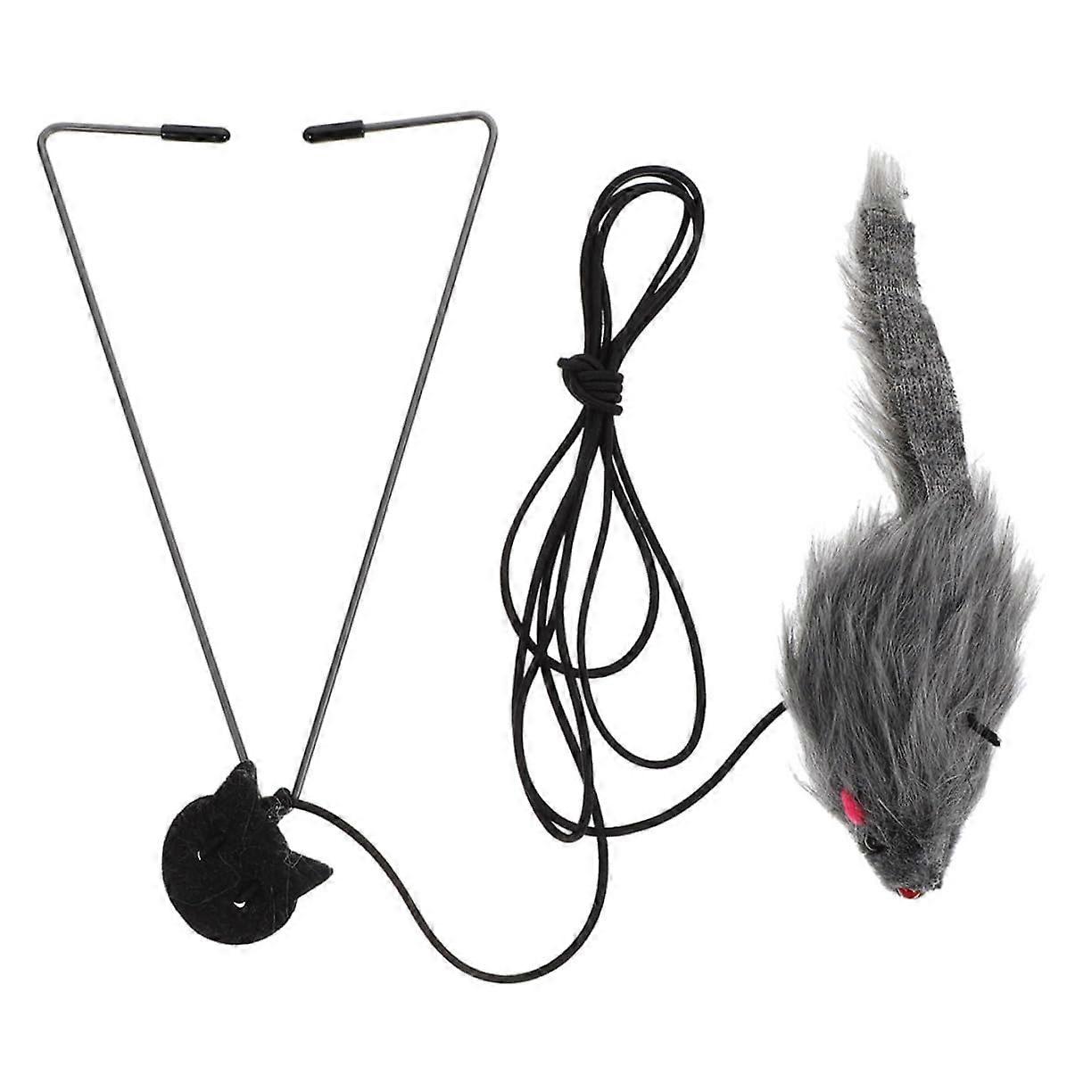 1 Set Funny Cat Toy Cat Teaser Wand Pet Toy Catnip for Indoor Cats Kittens SelfEntertaining Cat Teaser Wand Cat Toy for Indoor Play