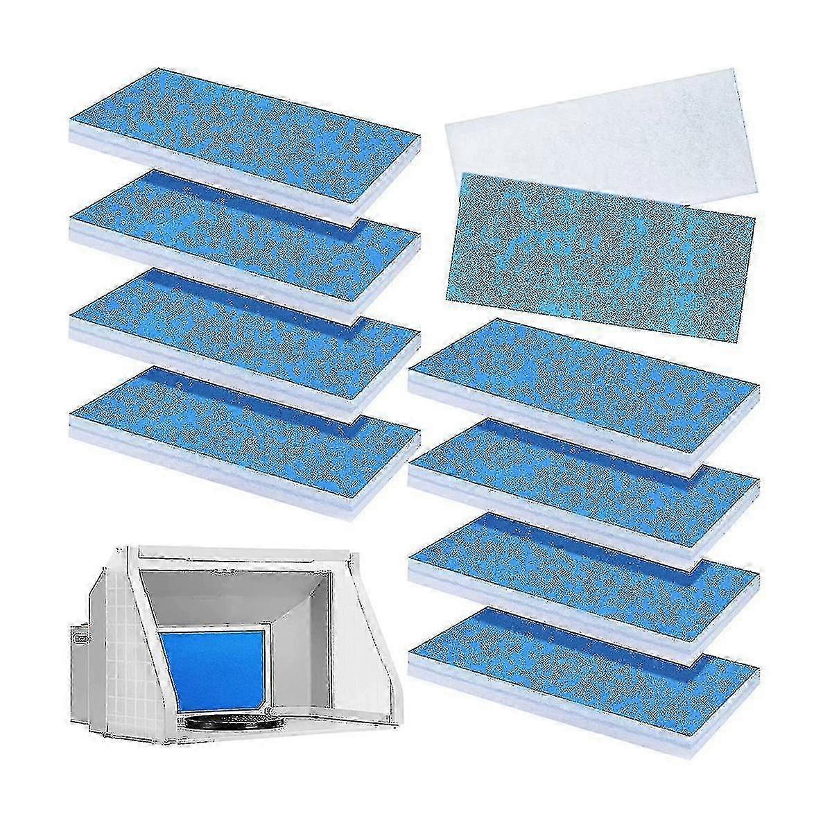 8pcs Filter Paint Booth Filters Spray Booth Replacement for Airbrushing Suitable for Certain Brand