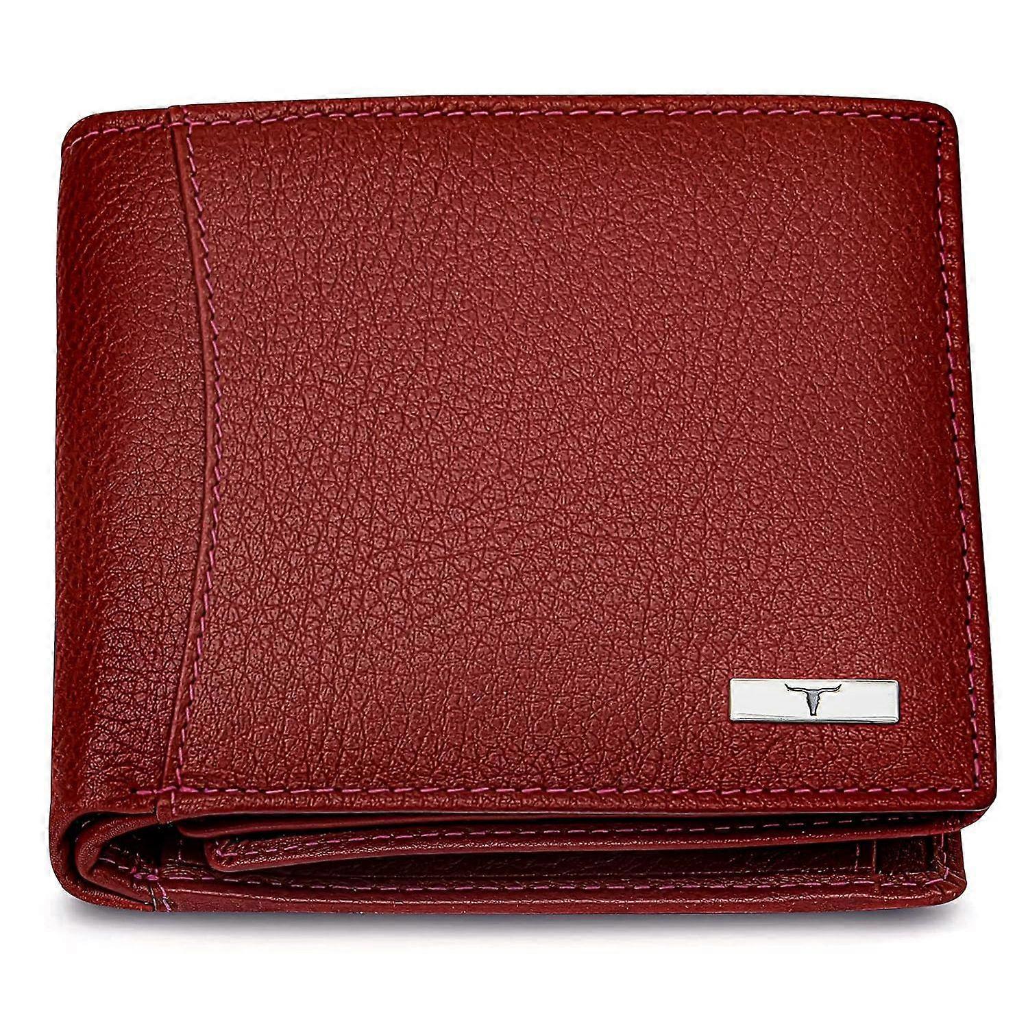 Oliver Red Leather Wallet for Men