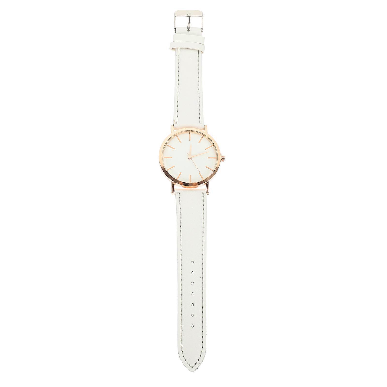Stone Quartz Wrist Watch for Women with Simple Design