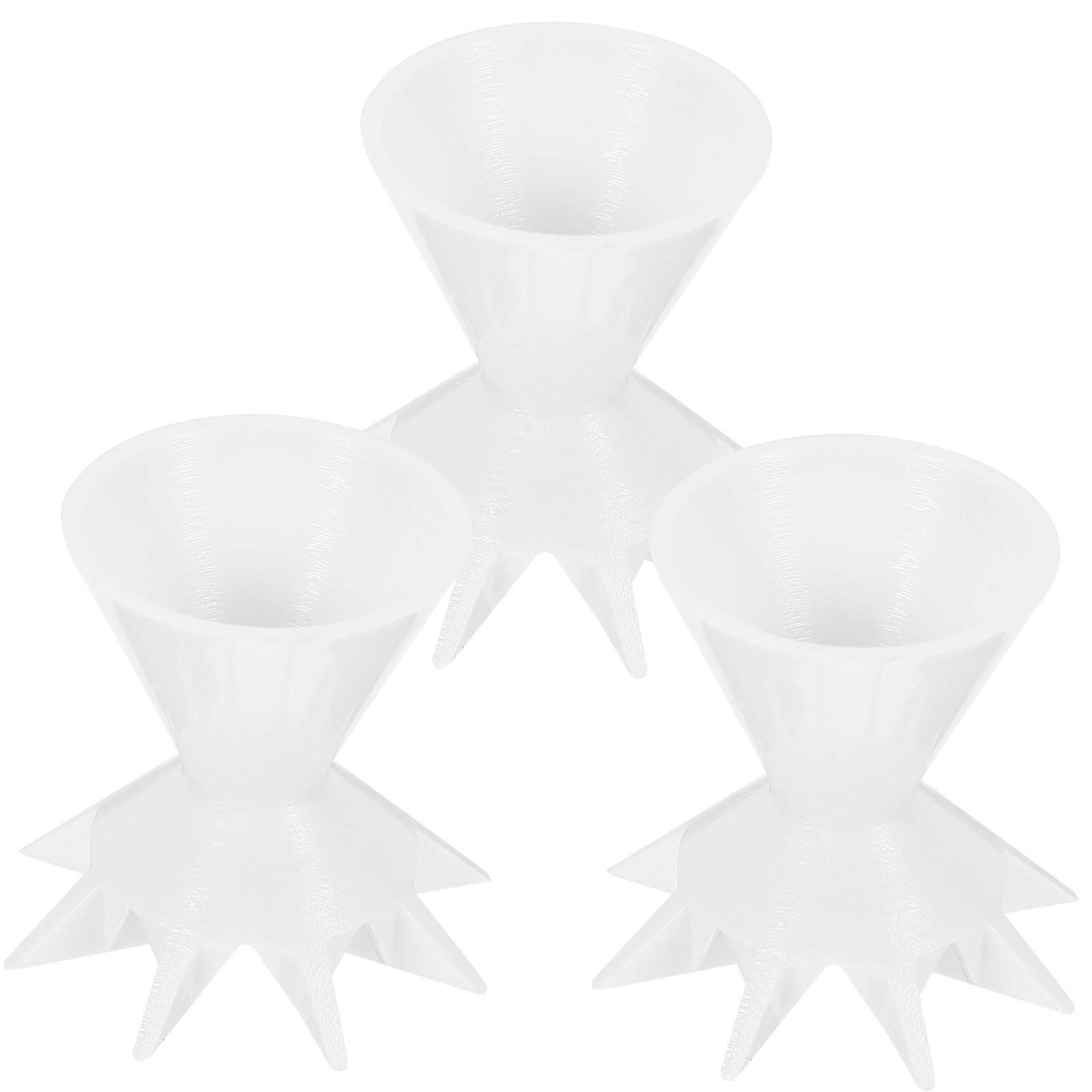 3pcs Reusable Split Cups for Paint Pouring – Durable Mixing Cups for Watercolor and Oil Painting, Creative Design for Blending and Pouring