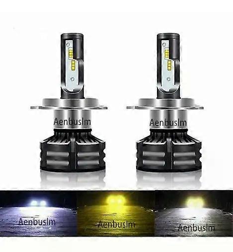 Kit De Faros Led H1 Flash De Tres Colores