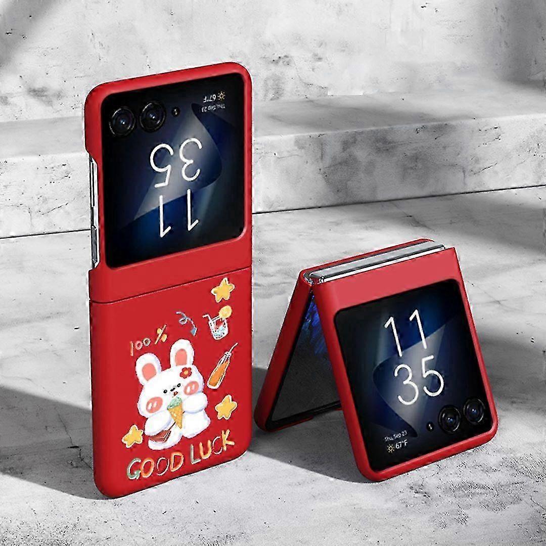 For Motorola Razr 40 Ultra Cute Cartoon Case, Slim Shockproof Protective Case For Motorola Razr+ Plu