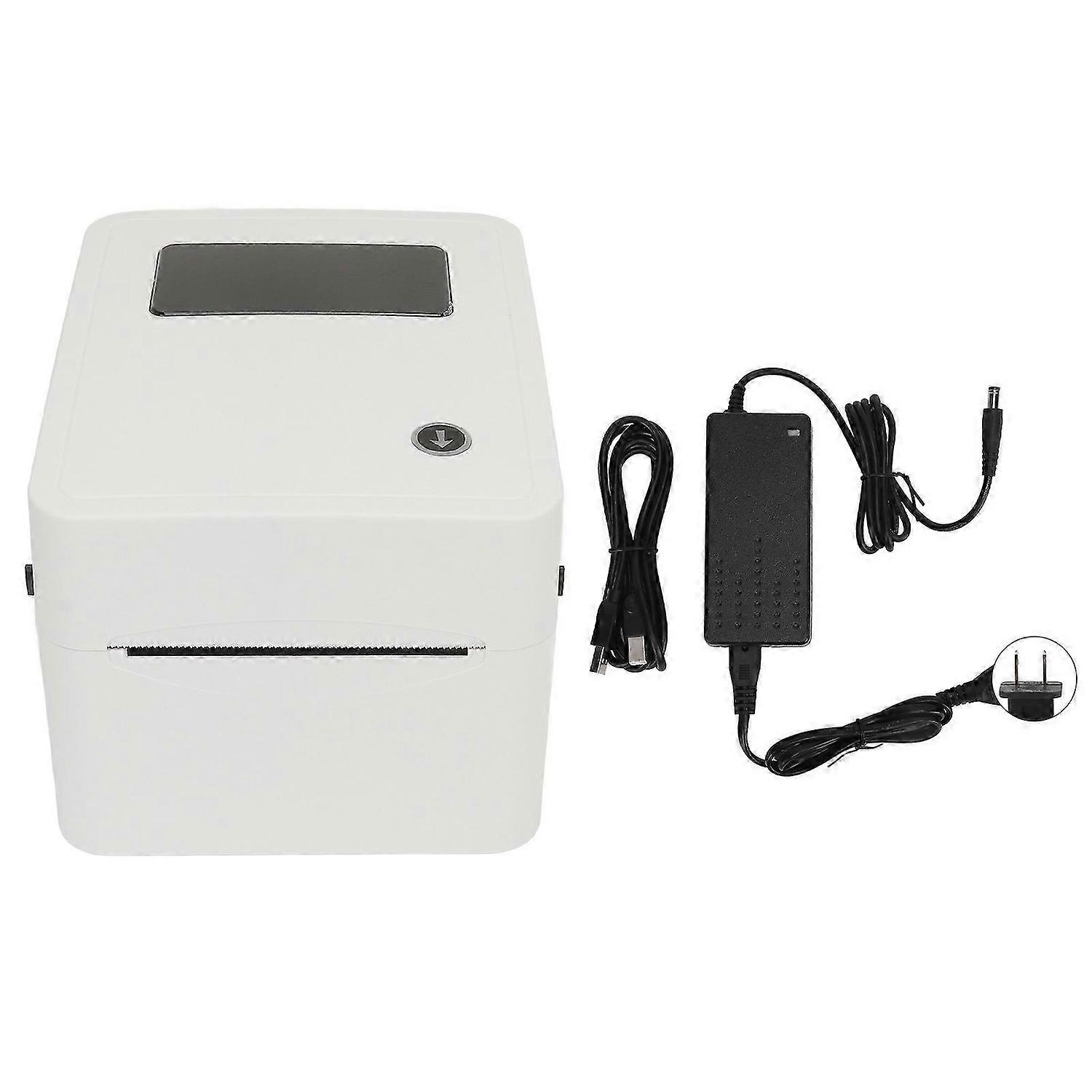 Bluetooth Shipping Label Printer 110mm USB Thermal Shipping Label Printer for Android 100240V US Plug