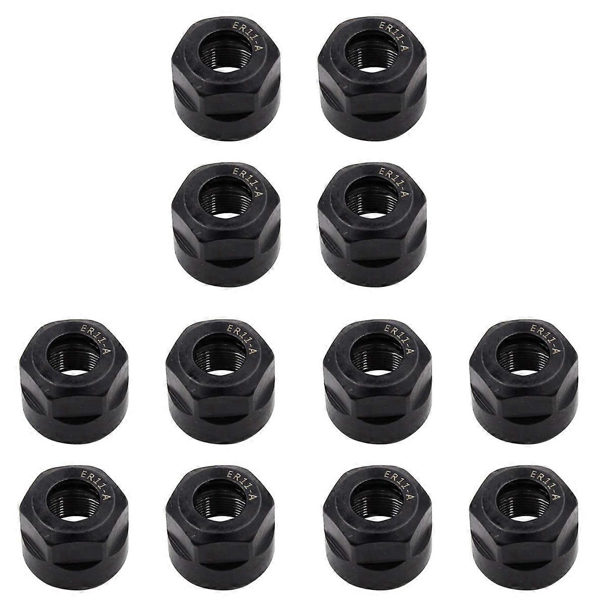 4Pcs Collet Clamping Hex Nuts, for CNC Milling Chuck Holder Lathe