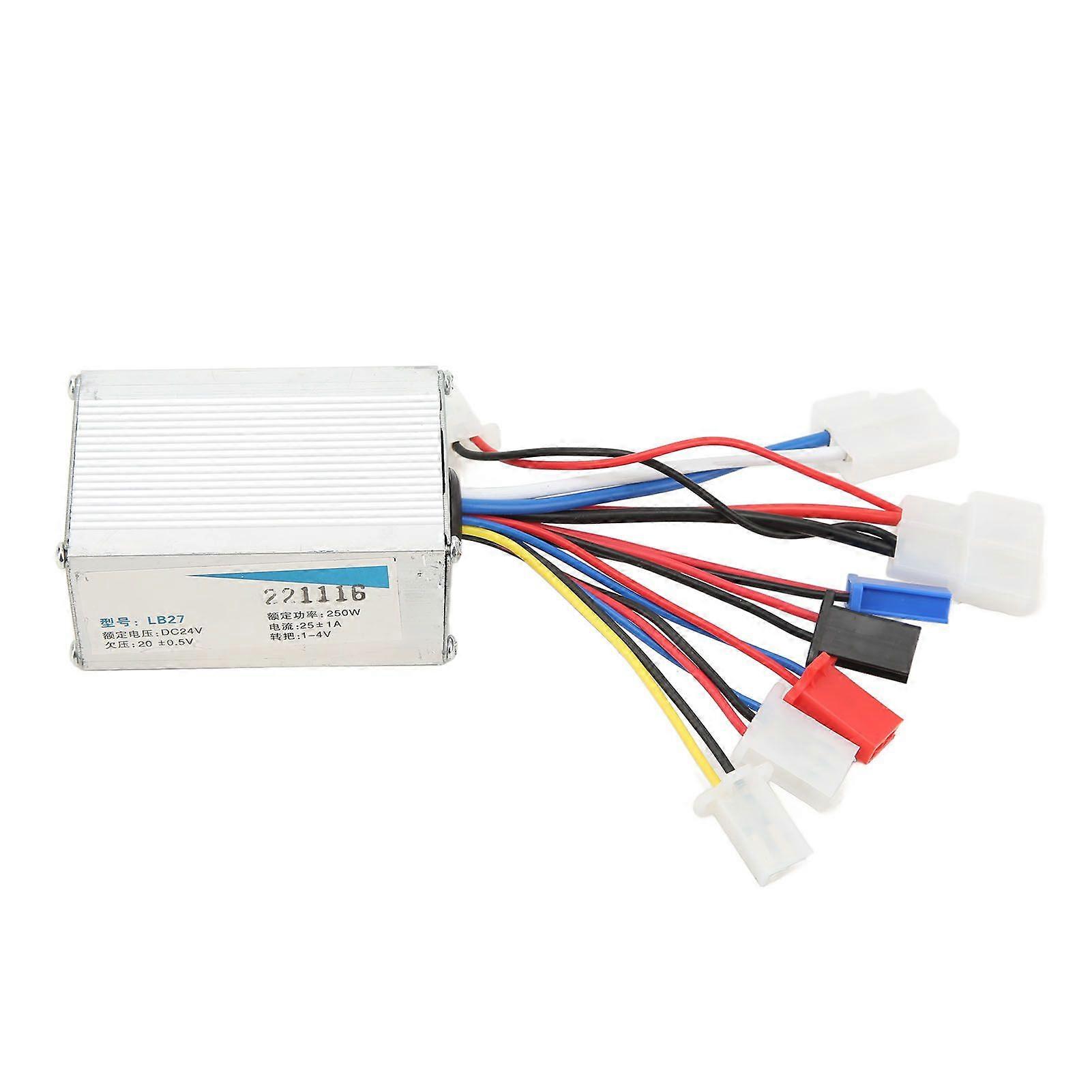 24V 250W Brush Motor Speed Controller Speed Regulator Module for Electric Scooter Bicycle YMQX)