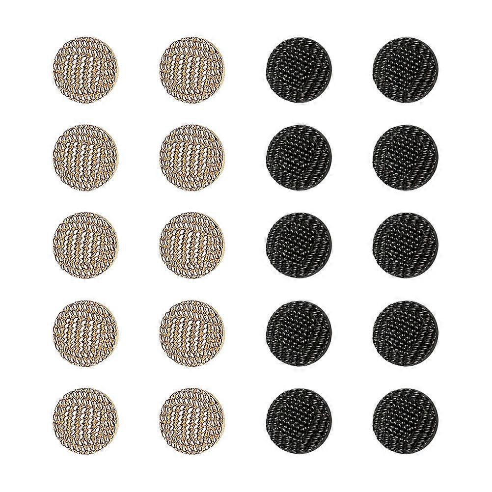 20pcs Durable Metal Sewing Buttons Stylish Fasteners for DIY Clothing, Hats, Belts, and Decorative Design Enhancements