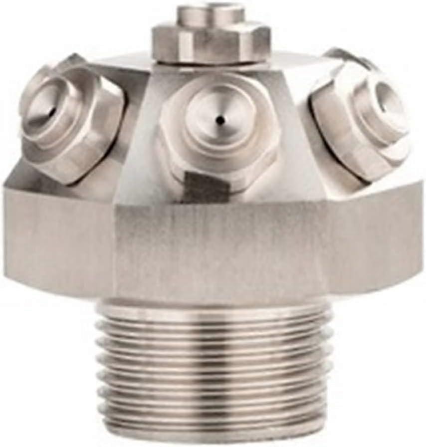 Mini Power Kleinpumpe XWT Type 1 x 3/4 Inch High Pressure Water Mist Nozzle with 7 Tips and Fire Spray Function