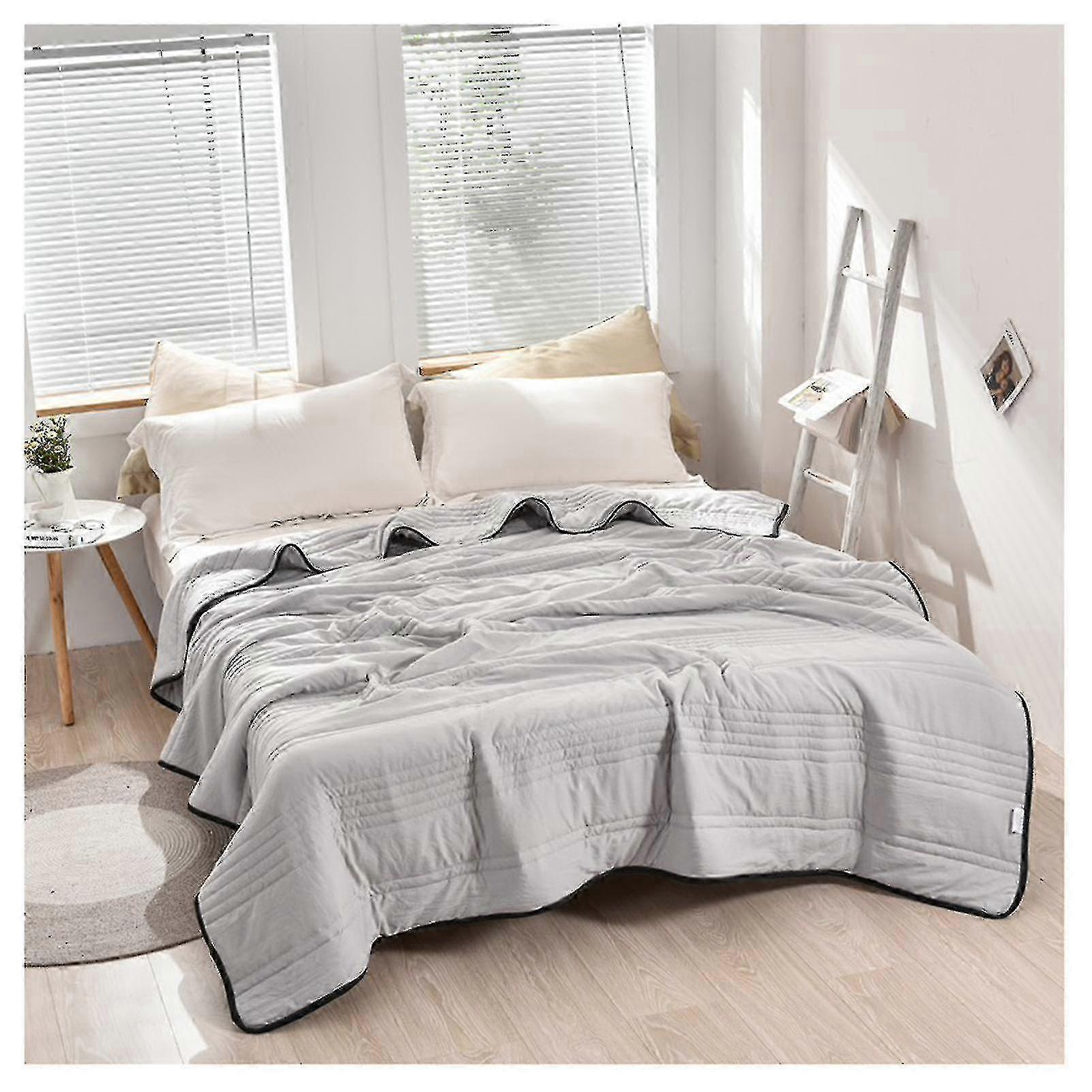 Ultra Cooling Blanket för hela enkelsängar Ultra Soft Tvättbara Filtar för Vuxna Barn 0619