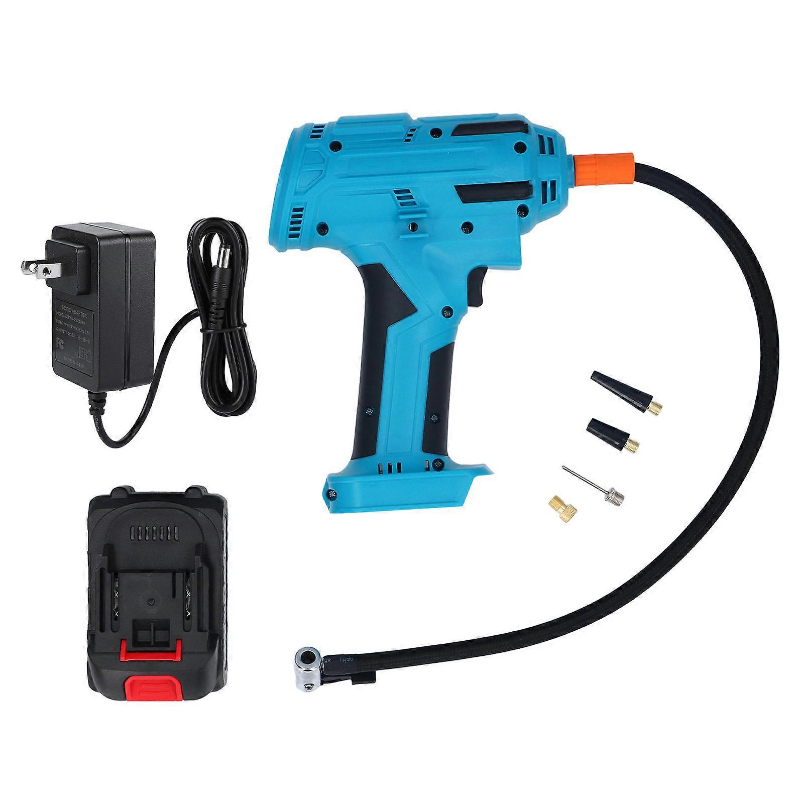 Car Tire Pump 150 PSI Rechargeable Digital Display Cordless Tire Inflator Air Compressor for Ball Cycle US Plug AC100‑240V