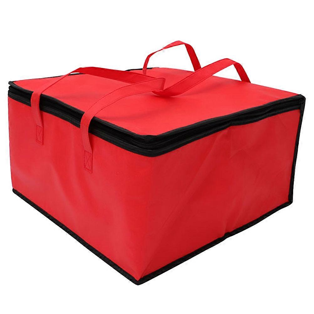 Insulated Food Storage Bag with Handles, Portable Thermal Carrier for Cake, Pizza, Seafood, and Food, Multipurpose Non Woven Cooler