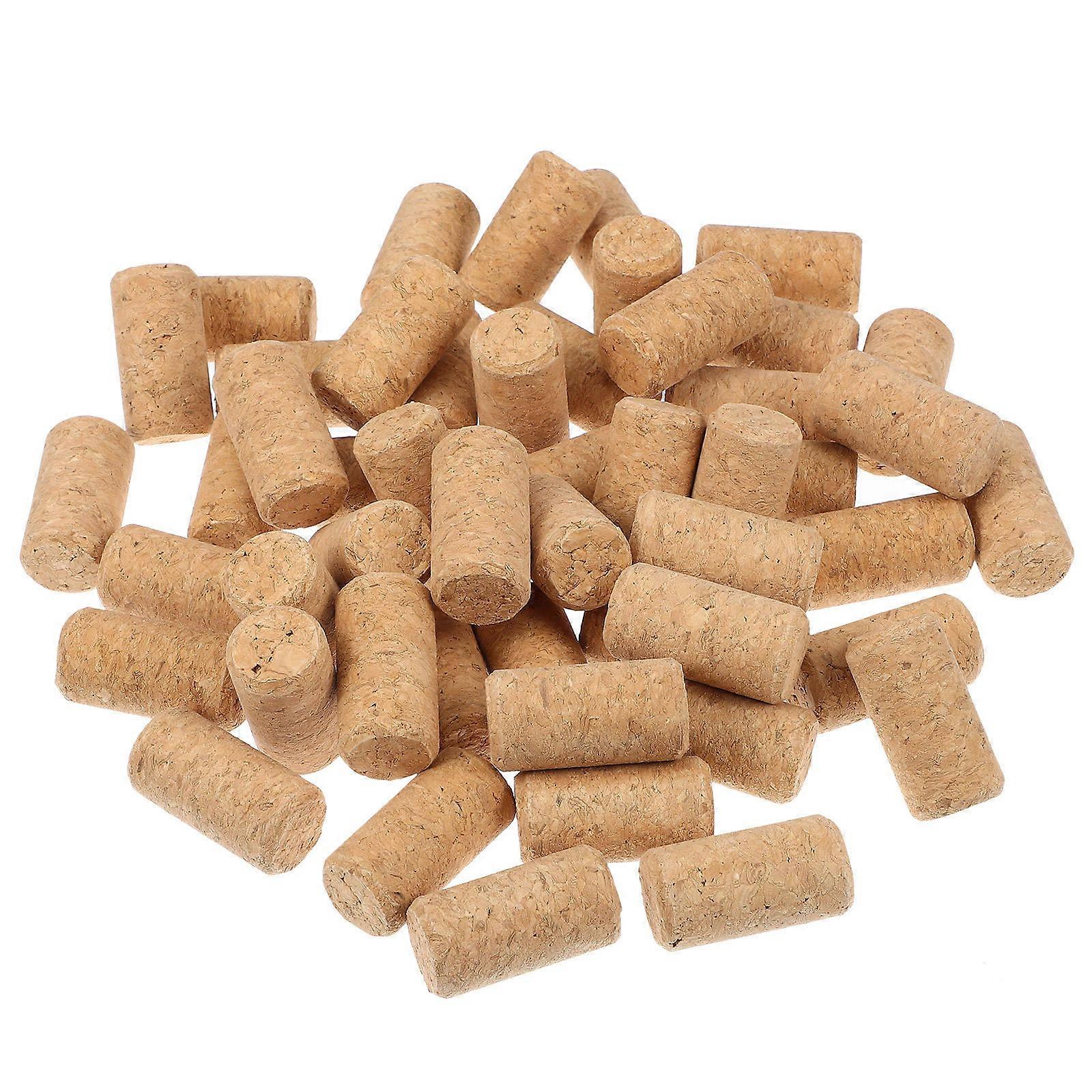 Brown Synthetic Stoppers with Tight Seal for Home Use and Various Containers 50pcs