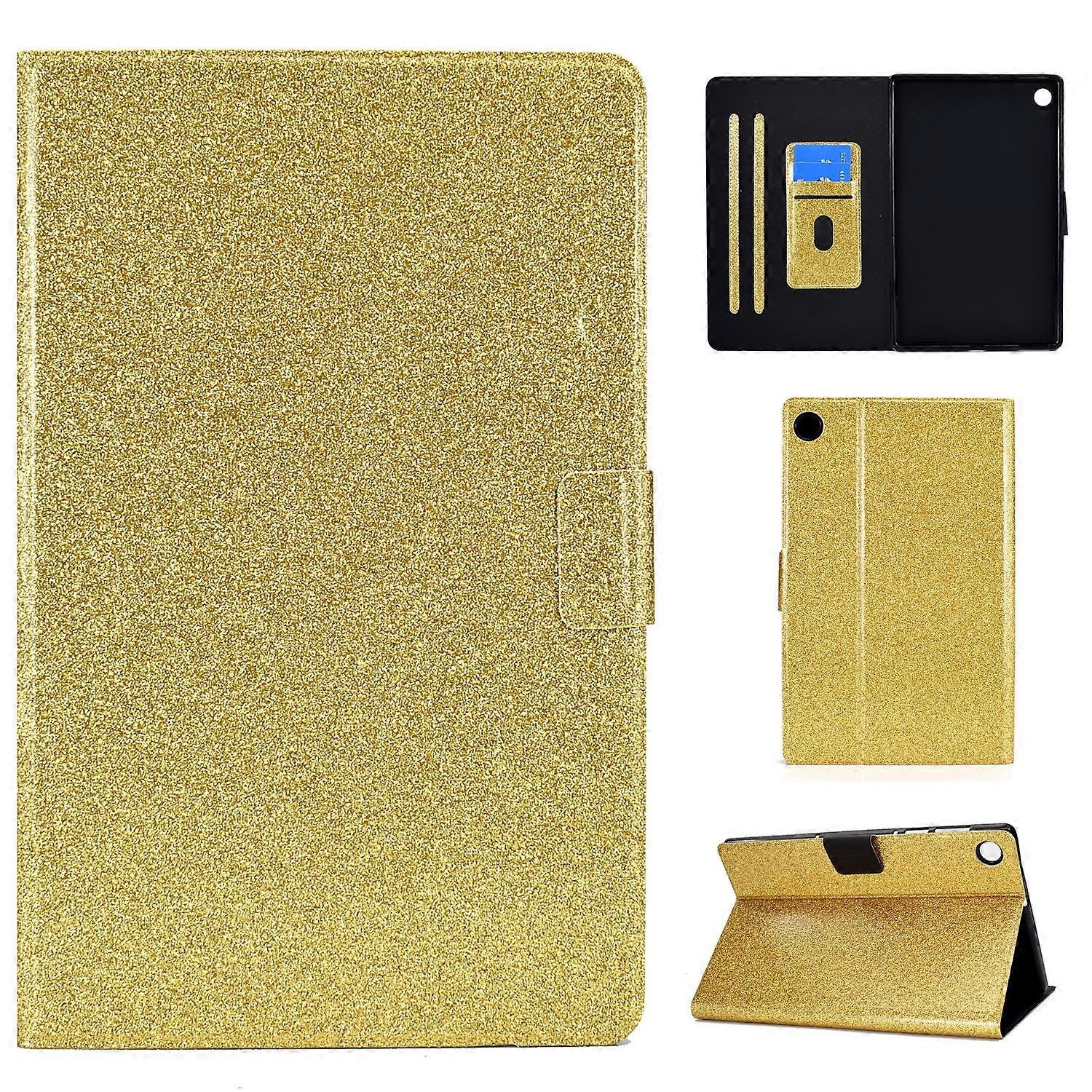 Glitter Pulver Läder Tablettfodral För Samsung Galaxy Tab A9