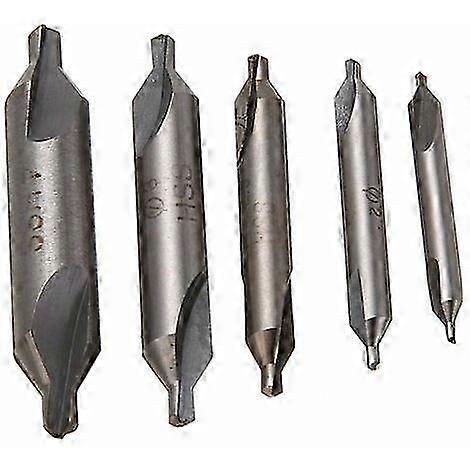 5pcs Center Drill Bits 60 Degrees 1.5/2.0/2.5/3.0/4.0mm