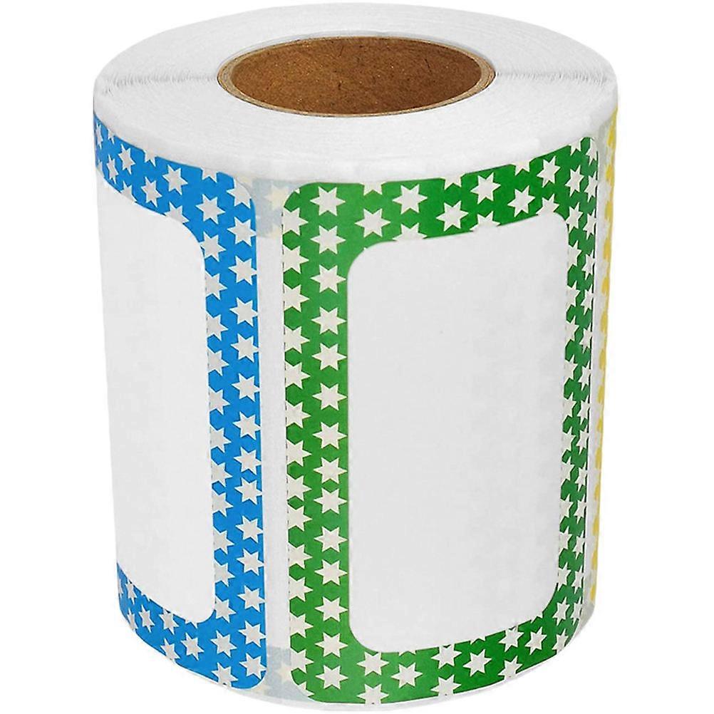 Name Tag Stickers Blank Adhesive Labels Kitchen Organization Waterproof 150Pcs