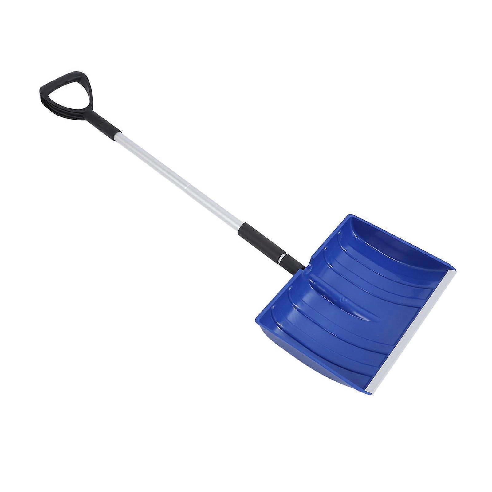 Portable Snow Shovel for Outdoor Use, Detachable Shovel for Emergency and Gardening, Adjustable Handle Length (Blue) Blue