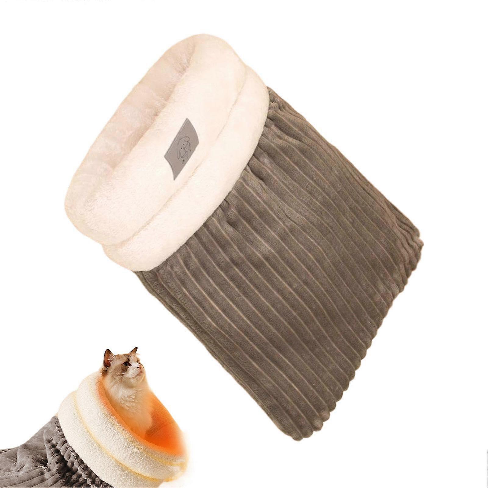 Cat sleeping bag, indoor, cat hideaway, winter cat sleeping bag, cat snuggle sack, cat bed, indoor cat pouch