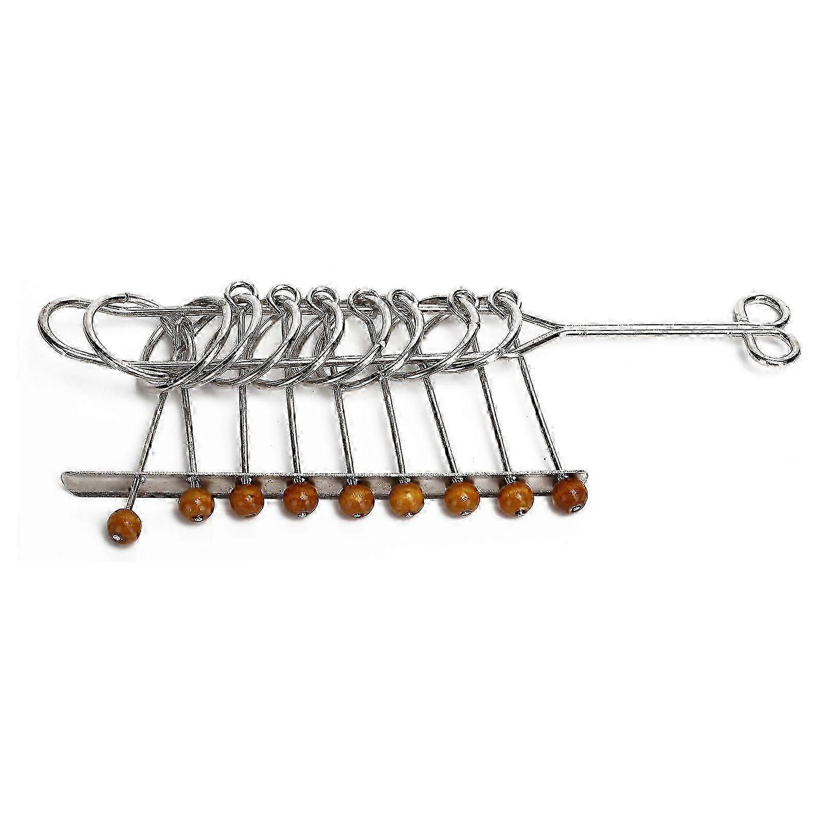 Intellectual Unlocking Nine Links Unlock Interlock Game Disentanglement Brain Teaser Toy 22cm hwy