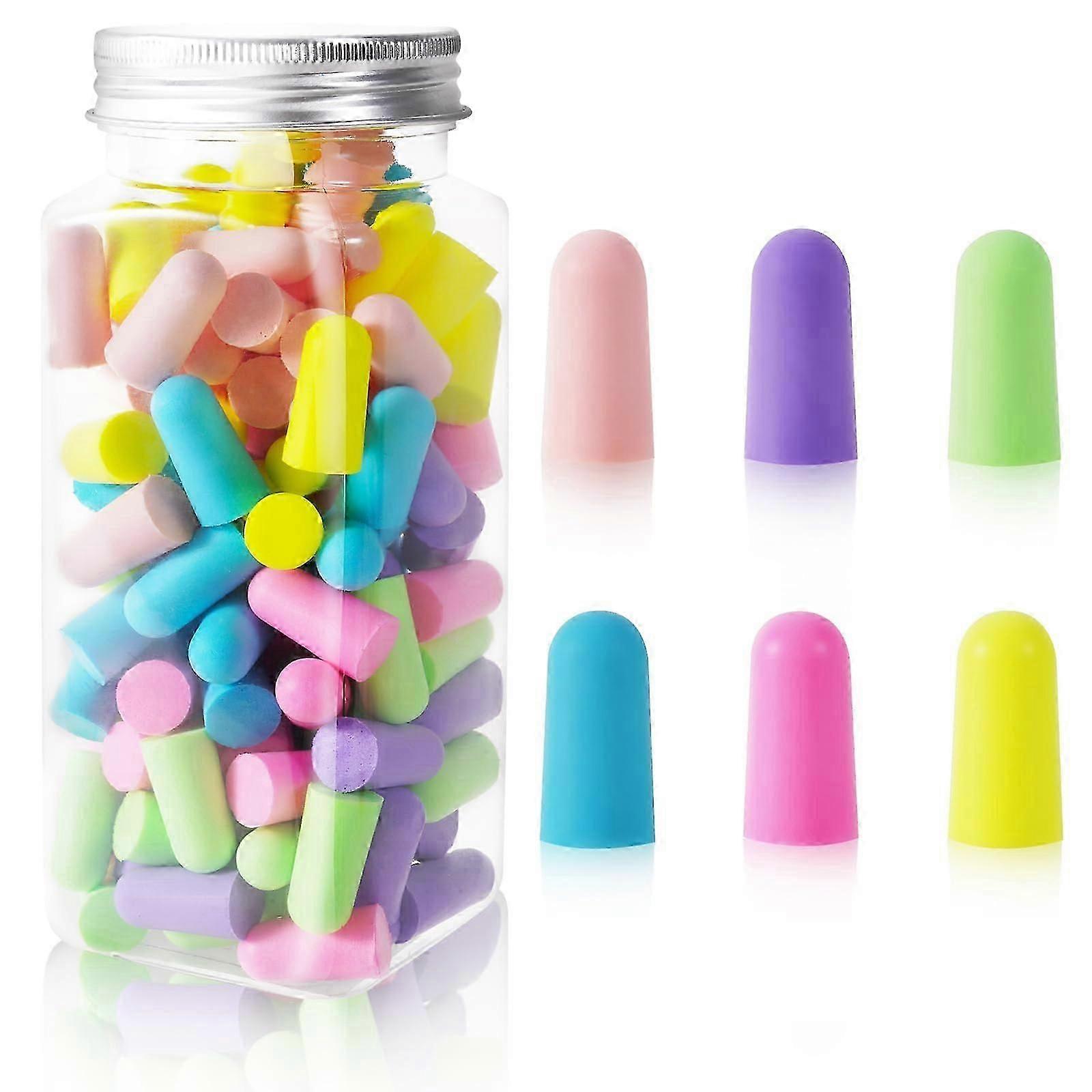 60 Pairs Soft Foam Earplugs for Sleeping and Shooting